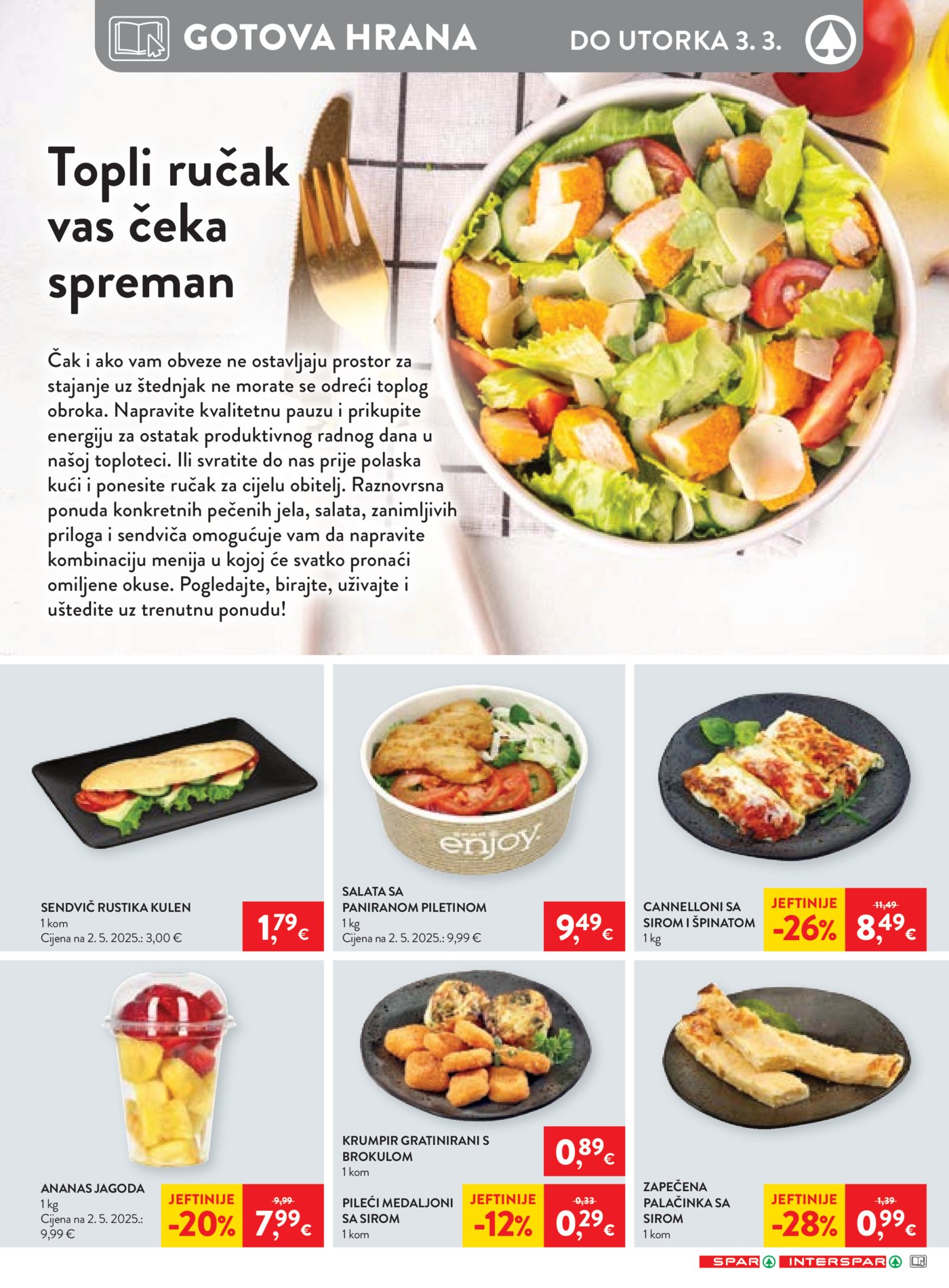 SPAR/INTERSPAR katalog Akcija 25.02.-10.03.2026.