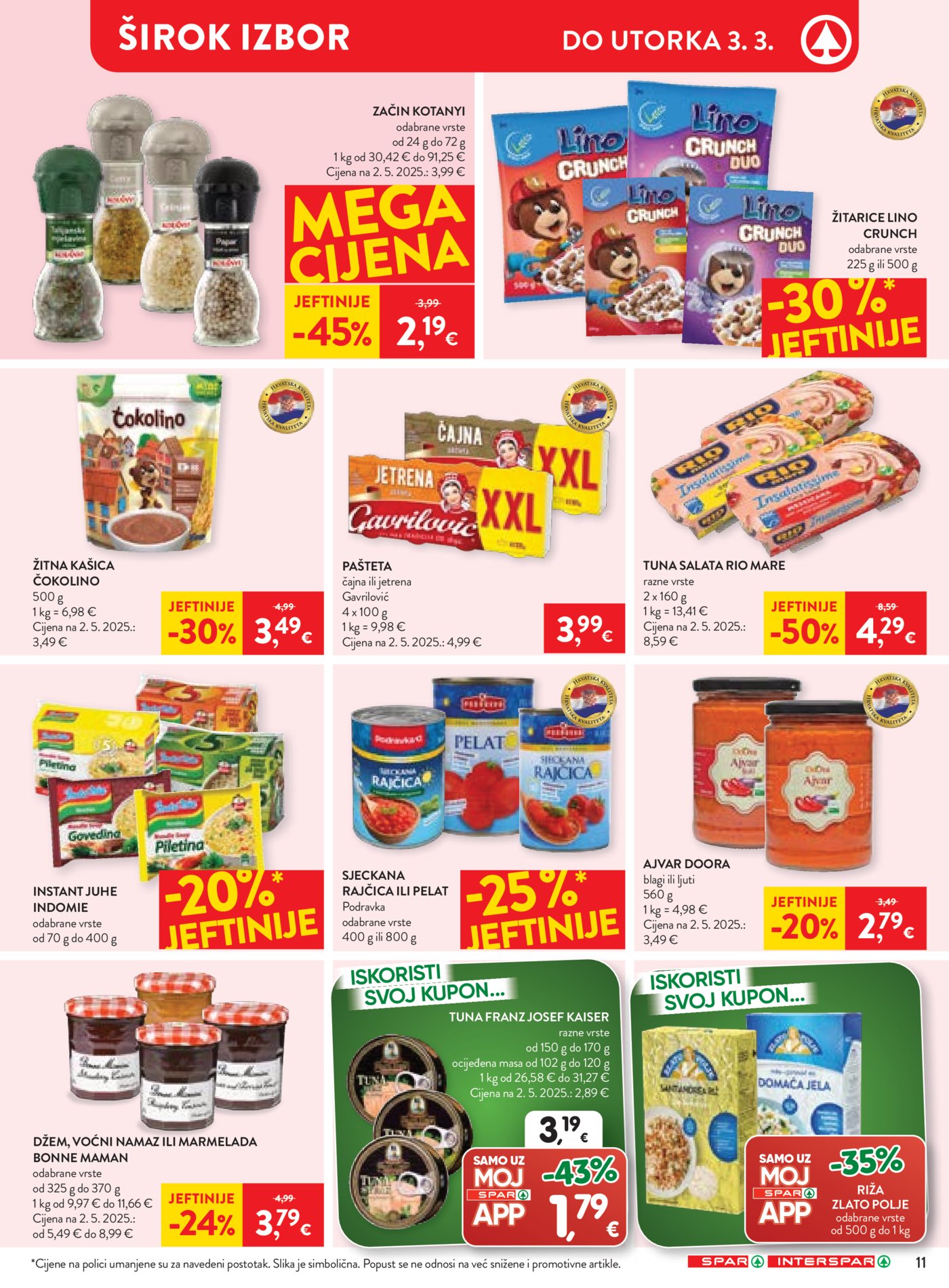 SPAR/INTERSPAR katalog Akcija 25.02.-10.03.2026.