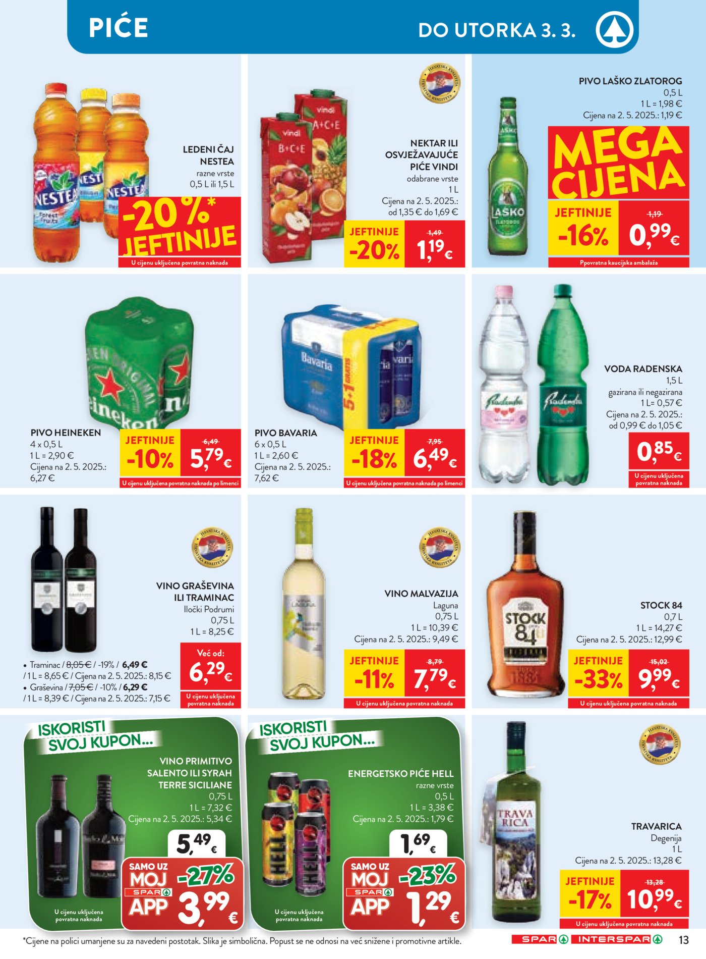 SPAR/INTERSPAR katalog Akcija 25.02.-10.03.2026.