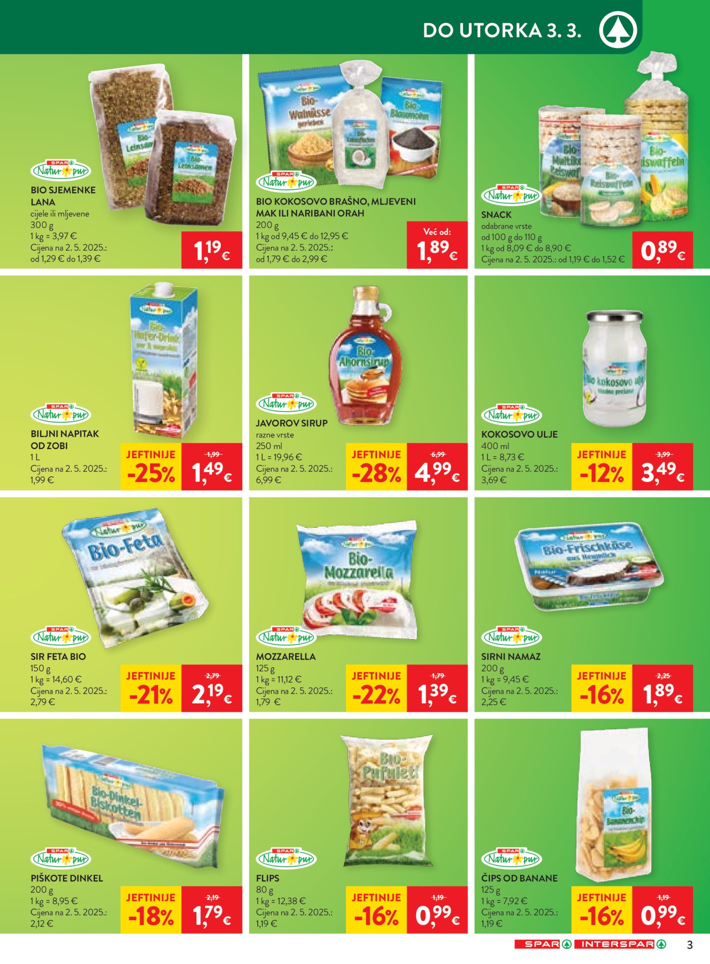 SPAR/INTERSPAR katalog Akcija 25.02.-10.03.2026.