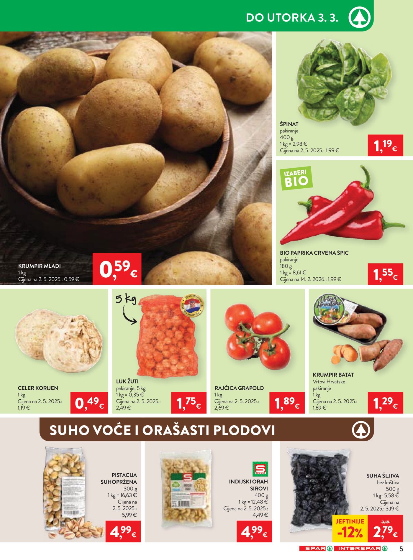 SPAR/INTERSPAR katalog Akcija 25.02.-10.03.2026.