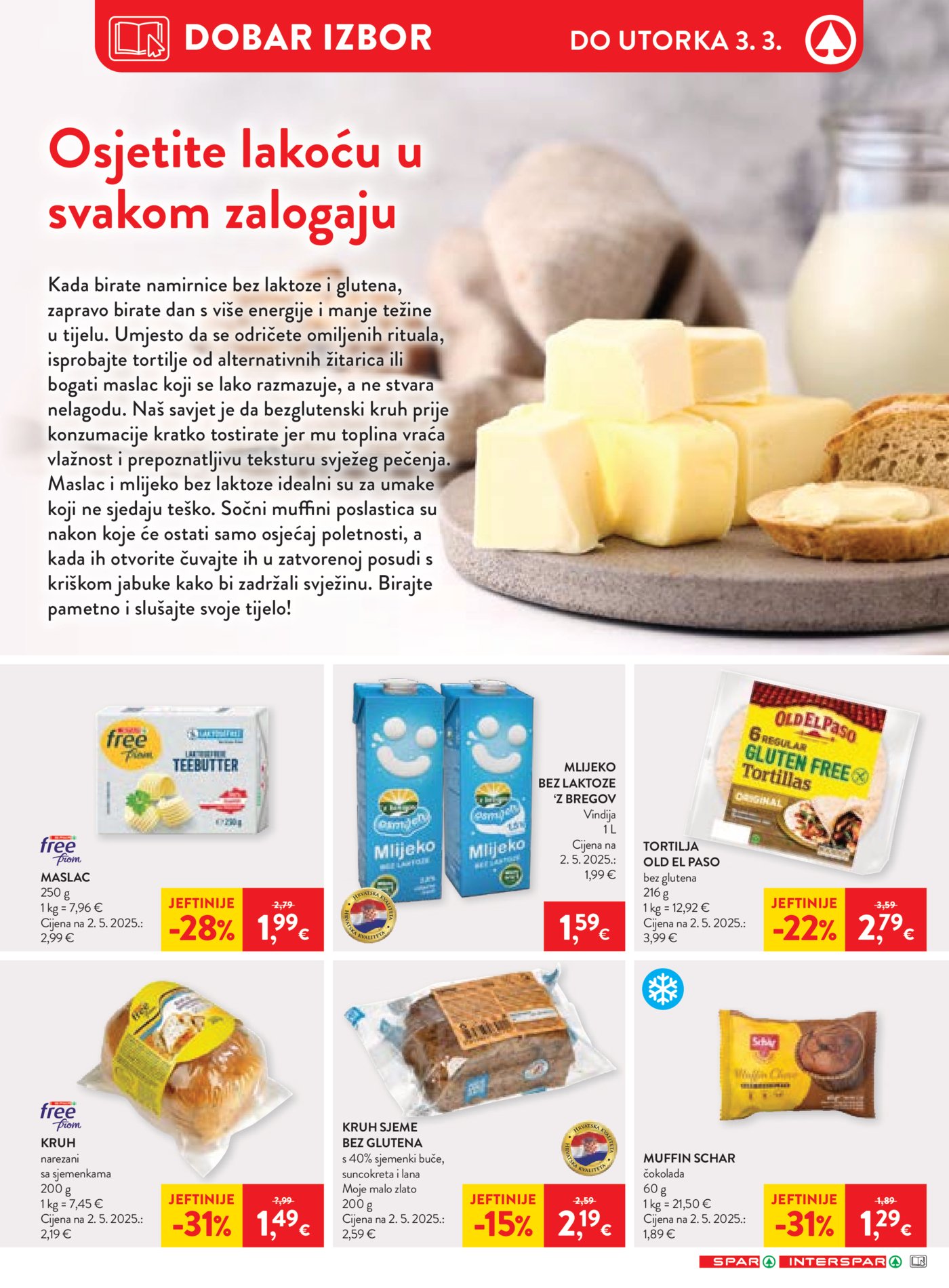 SPAR/INTERSPAR katalog Akcija 25.02.-10.03.2026.