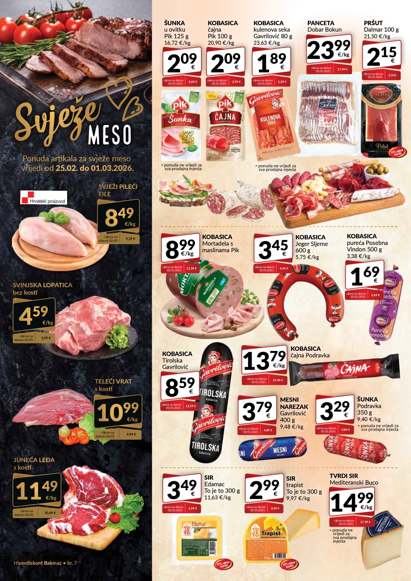 Bakmaz katalog Akcija 25.03.-03.03.2026.