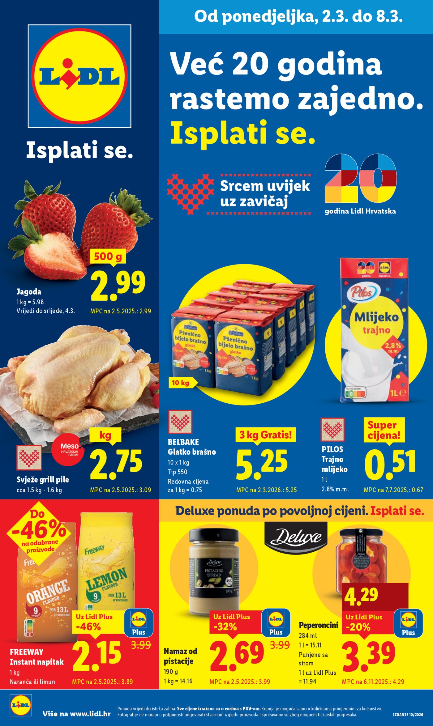 Lidl Super ponuda od ponedjeljka 02.03.-08.03.2026.