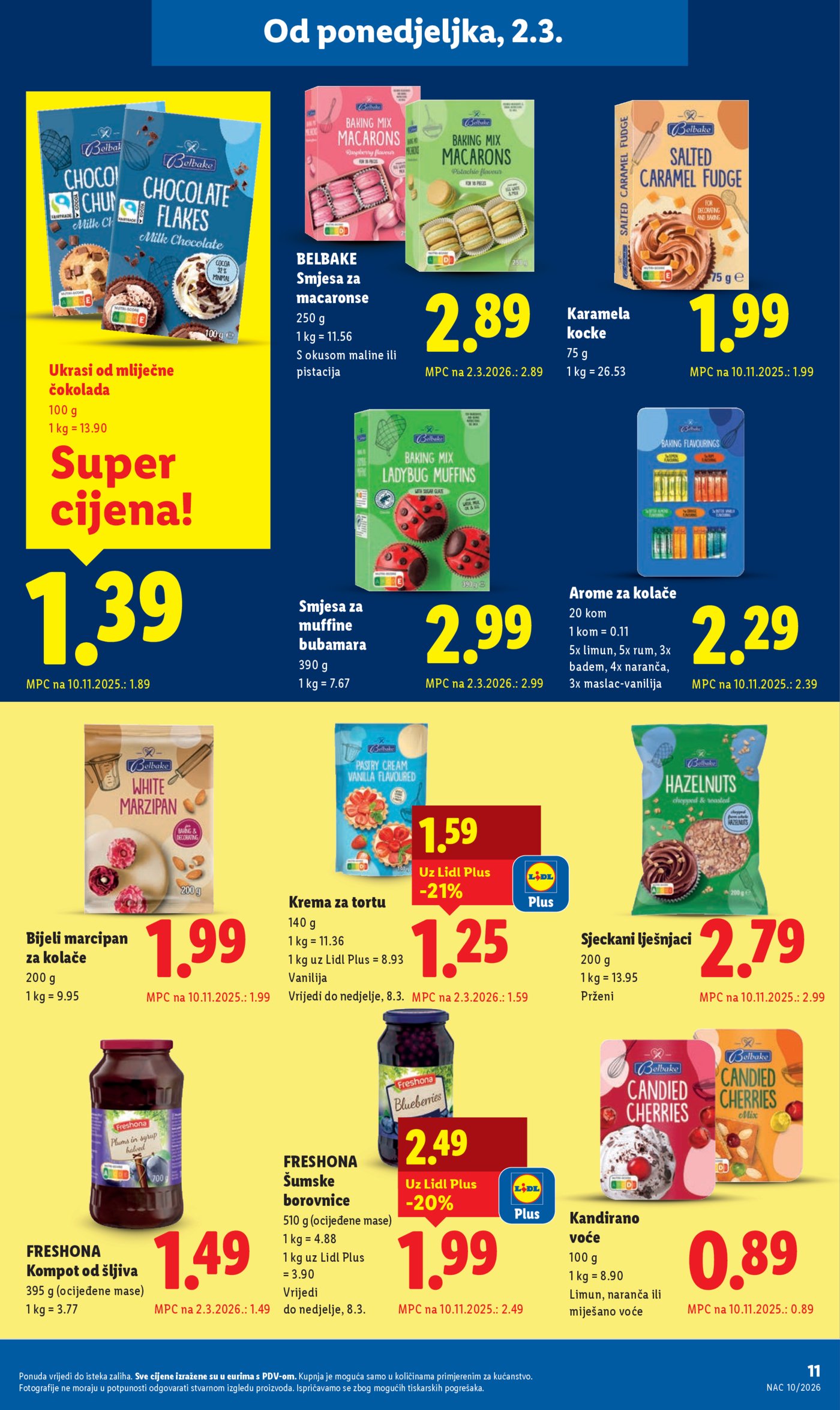 Lidl Super ponuda od ponedjeljka 02.03.-08.03.2026.
