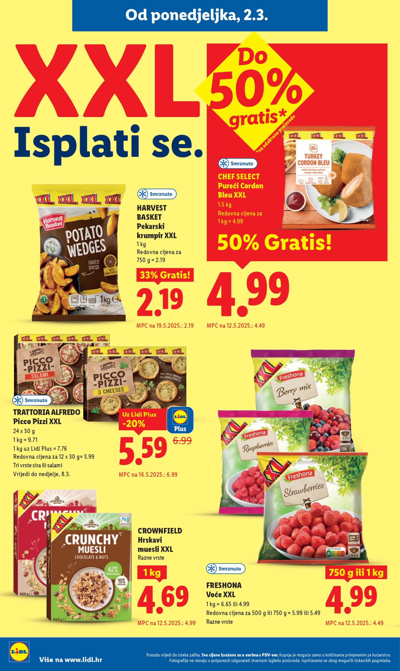Lidl Super ponuda od ponedjeljka 02.03.-08.03.2026.