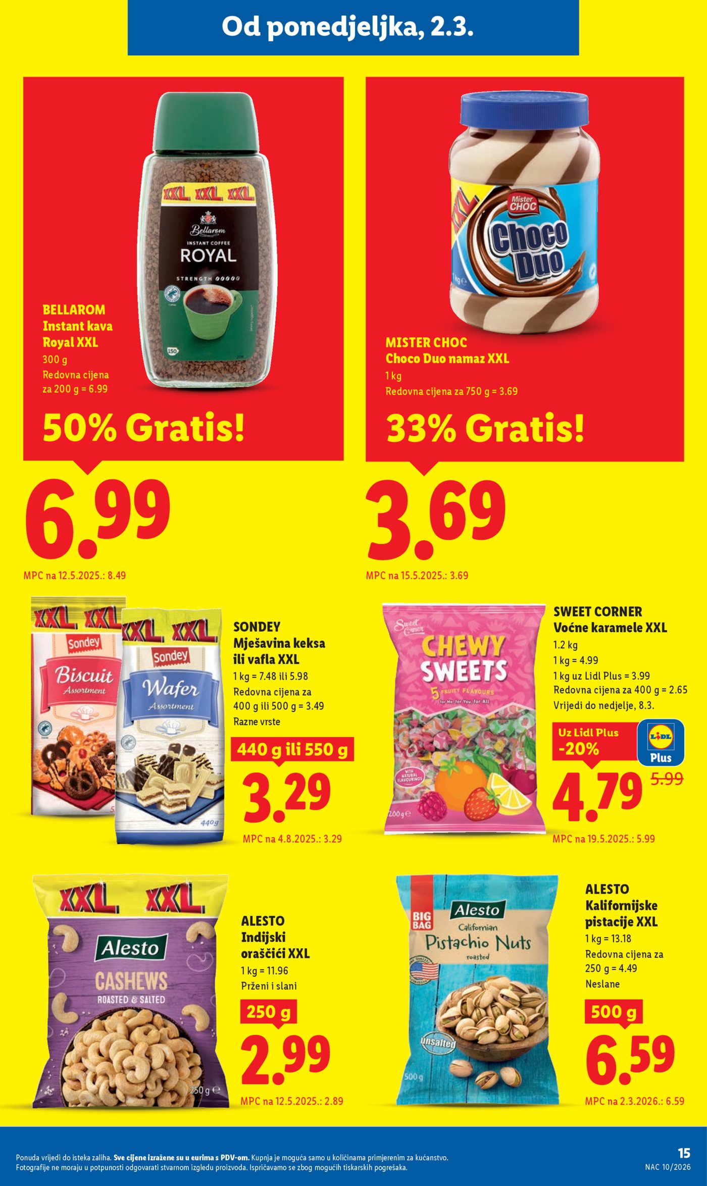Lidl Super ponuda od ponedjeljka 02.03.-08.03.2026.