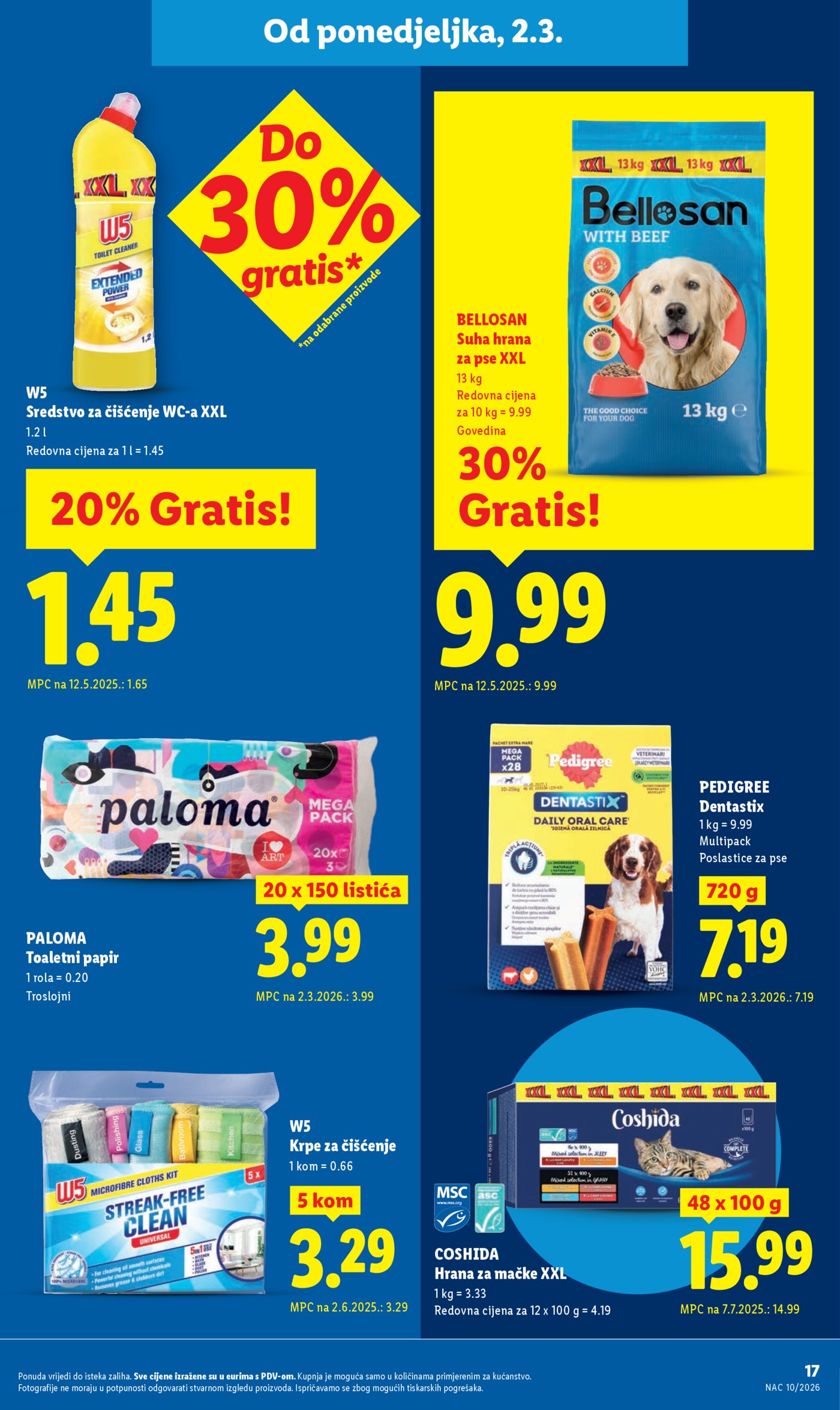 Lidl Super ponuda od ponedjeljka 02.03.-08.03.2026.