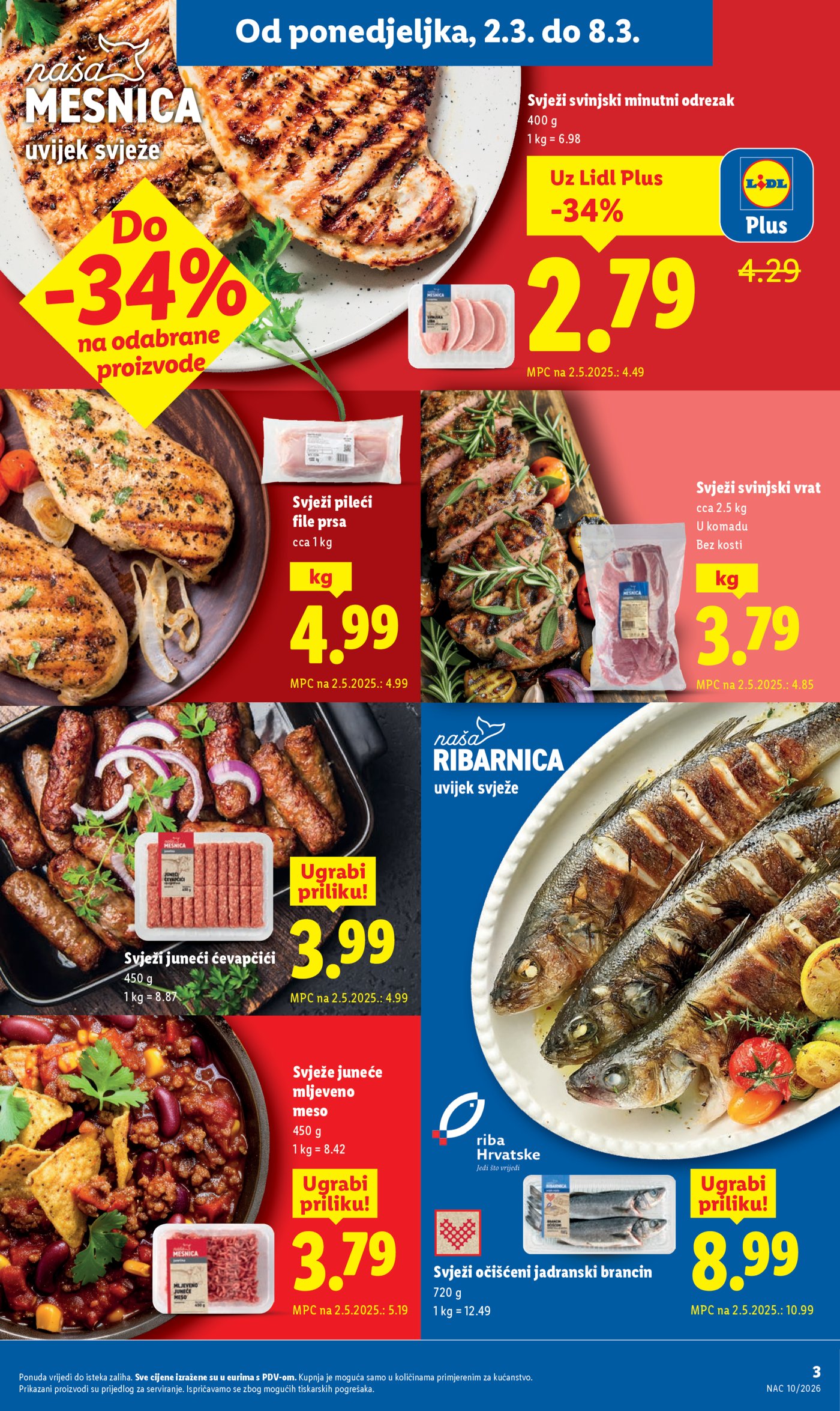 Lidl Super ponuda od ponedjeljka 02.03.-08.03.2026.