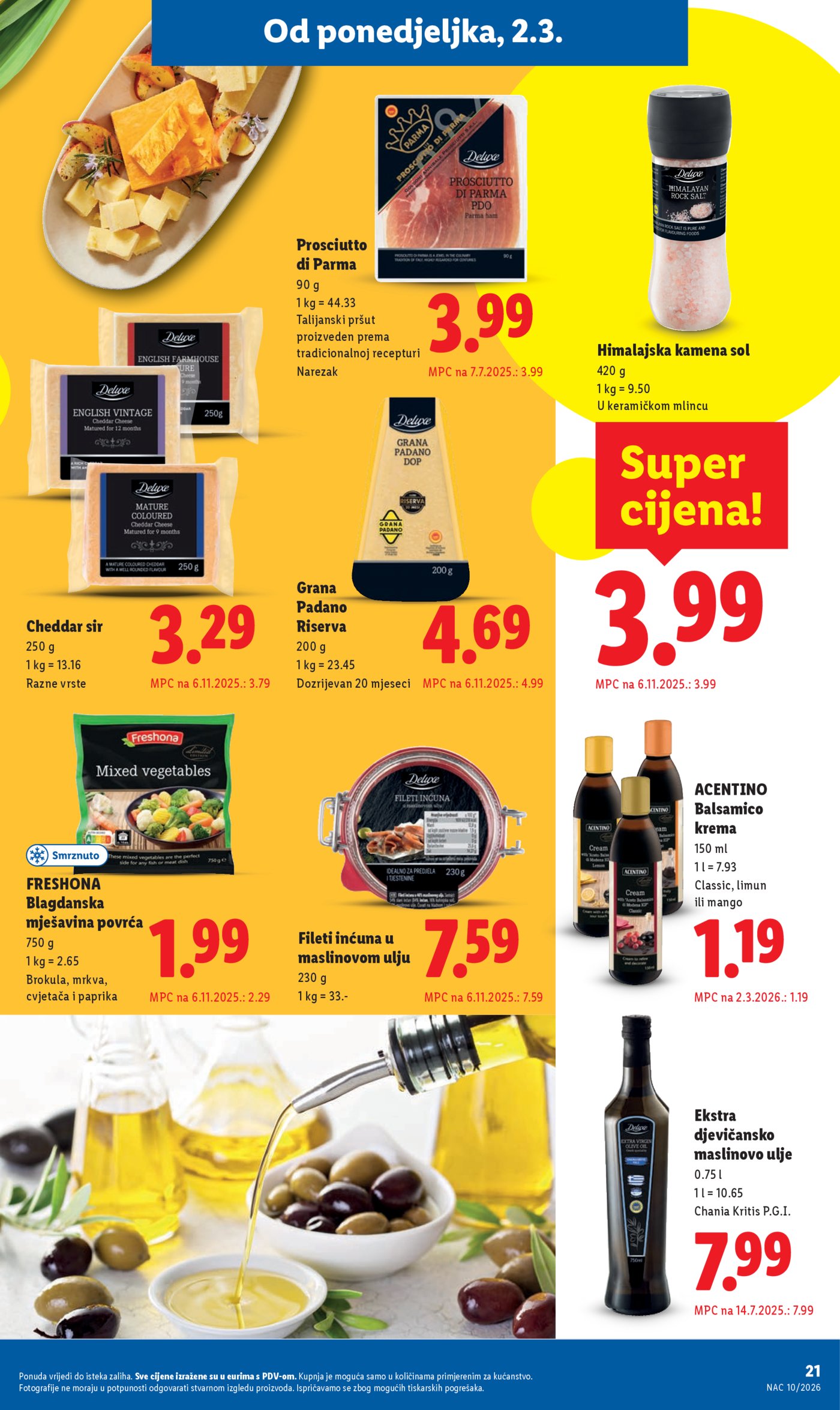 Lidl Super ponuda od ponedjeljka 02.03.-08.03.2026.