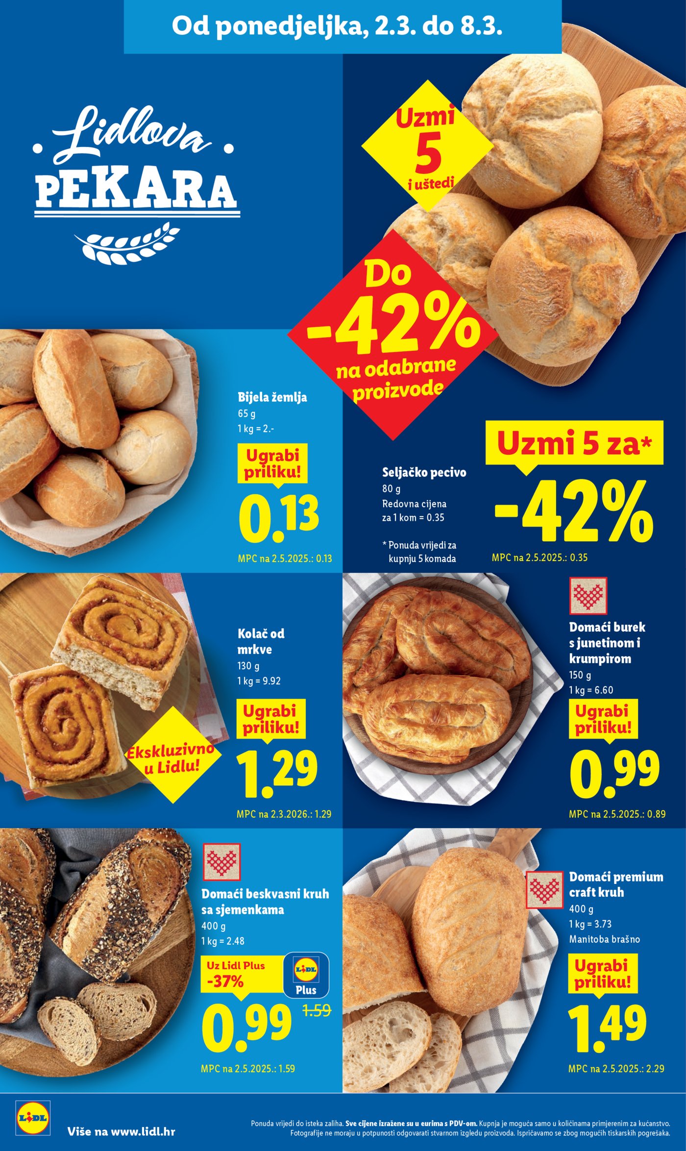 Lidl Super ponuda od ponedjeljka 02.03.-08.03.2026.
