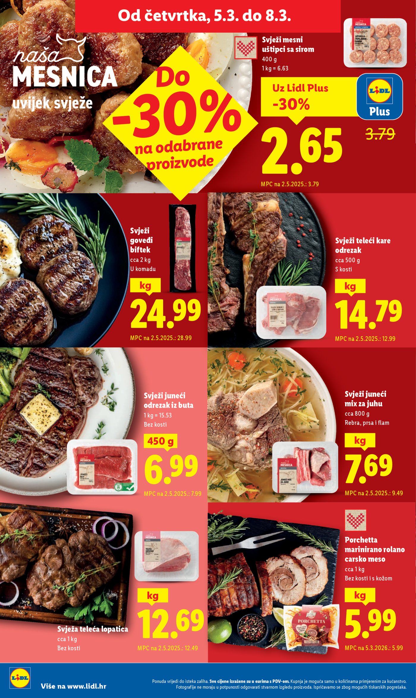 Lidl Super ponuda od ponedjeljka 02.03.-08.03.2026.