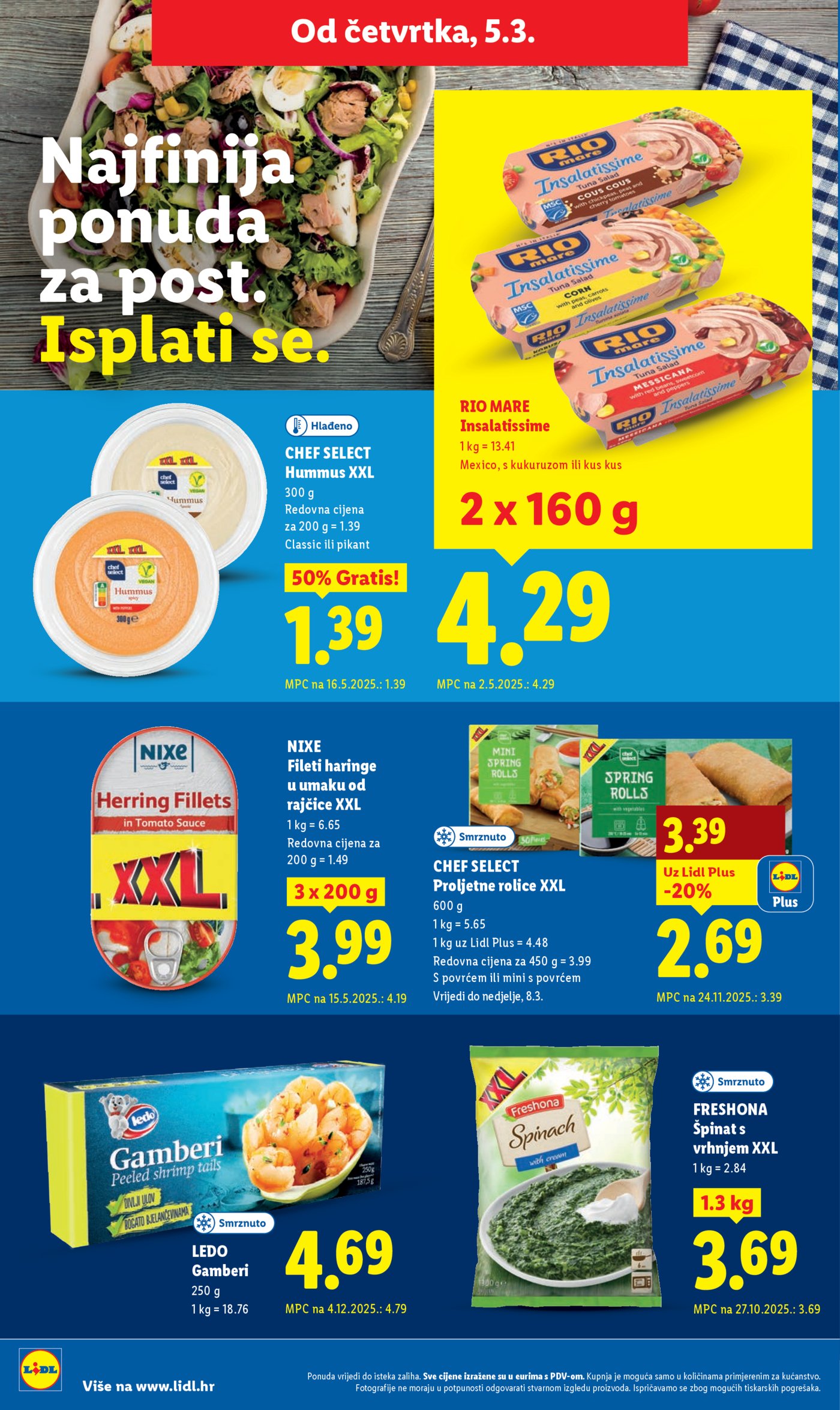 Lidl Super ponuda od ponedjeljka 02.03.-08.03.2026.