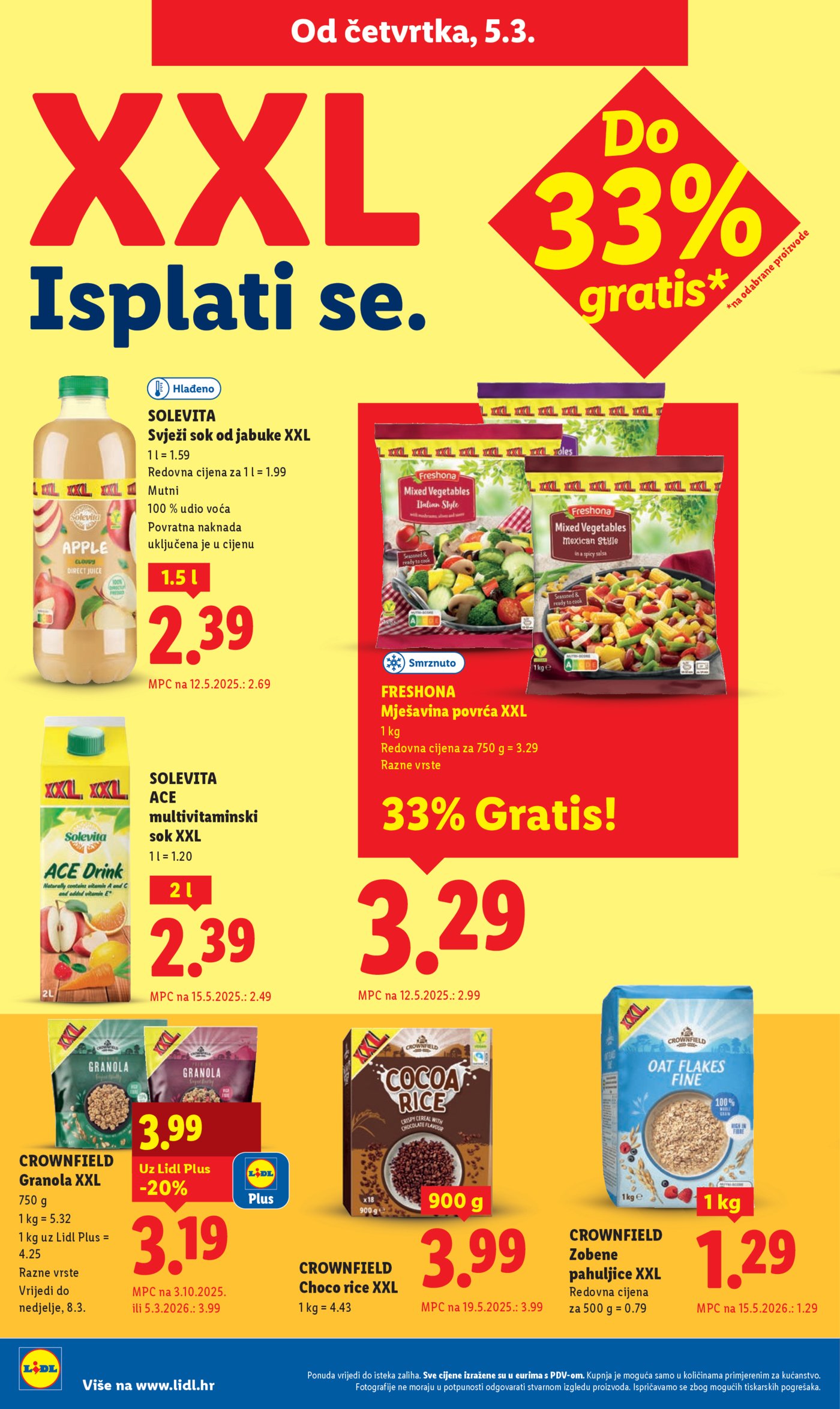 Lidl Super ponuda od ponedjeljka 02.03.-08.03.2026.