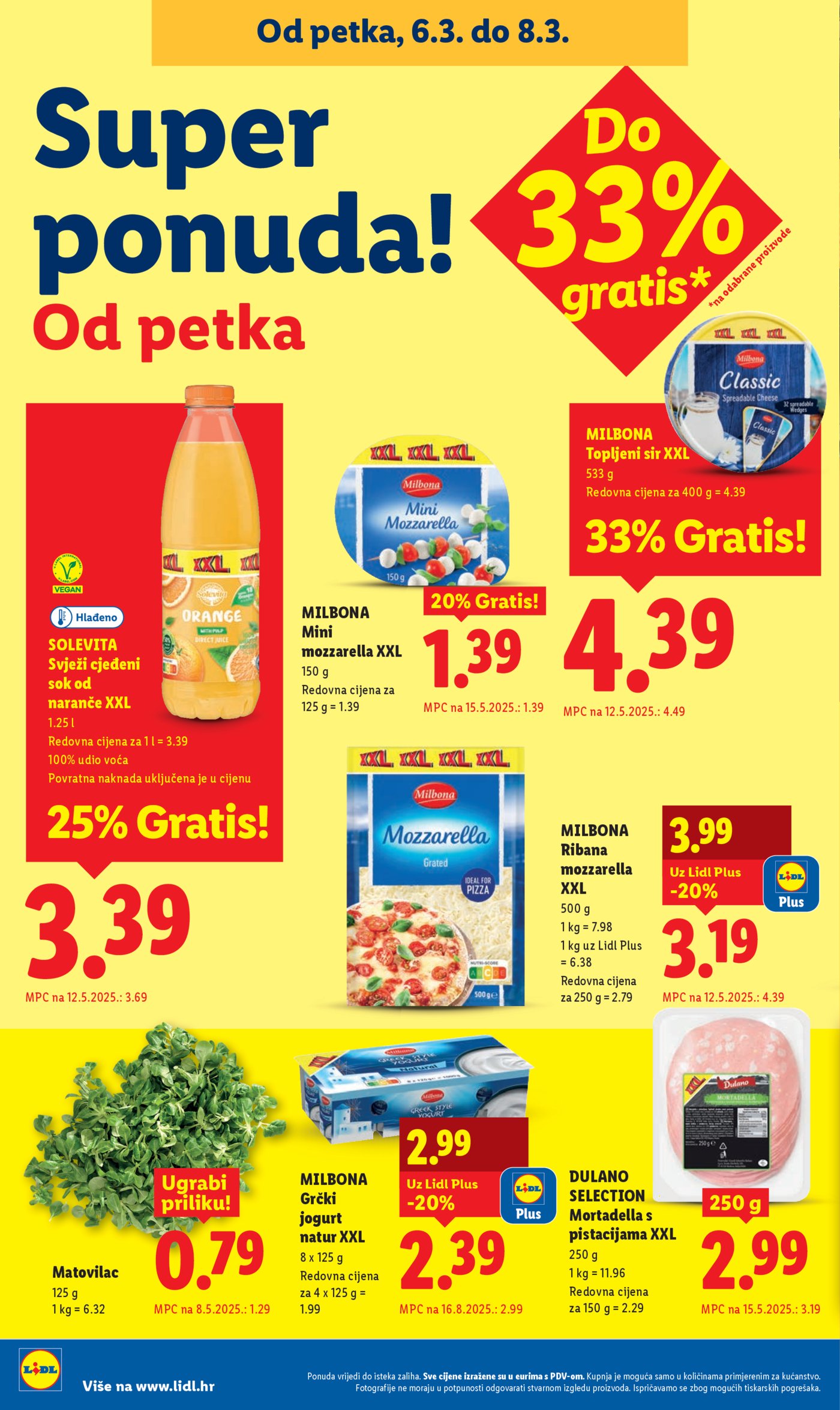 Lidl Super ponuda od ponedjeljka 02.03.-08.03.2026.