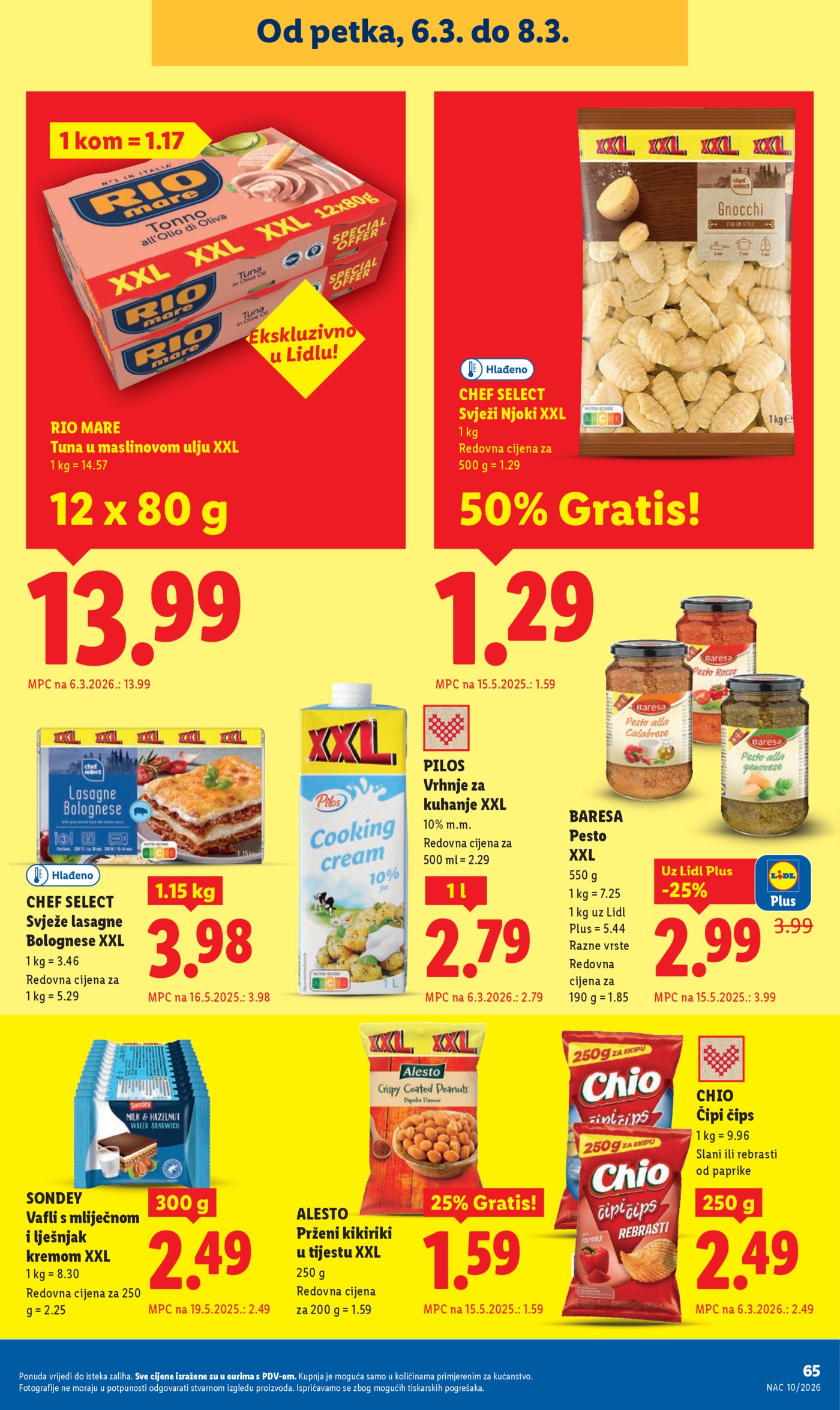 Lidl Super ponuda od ponedjeljka 02.03.-08.03.2026.