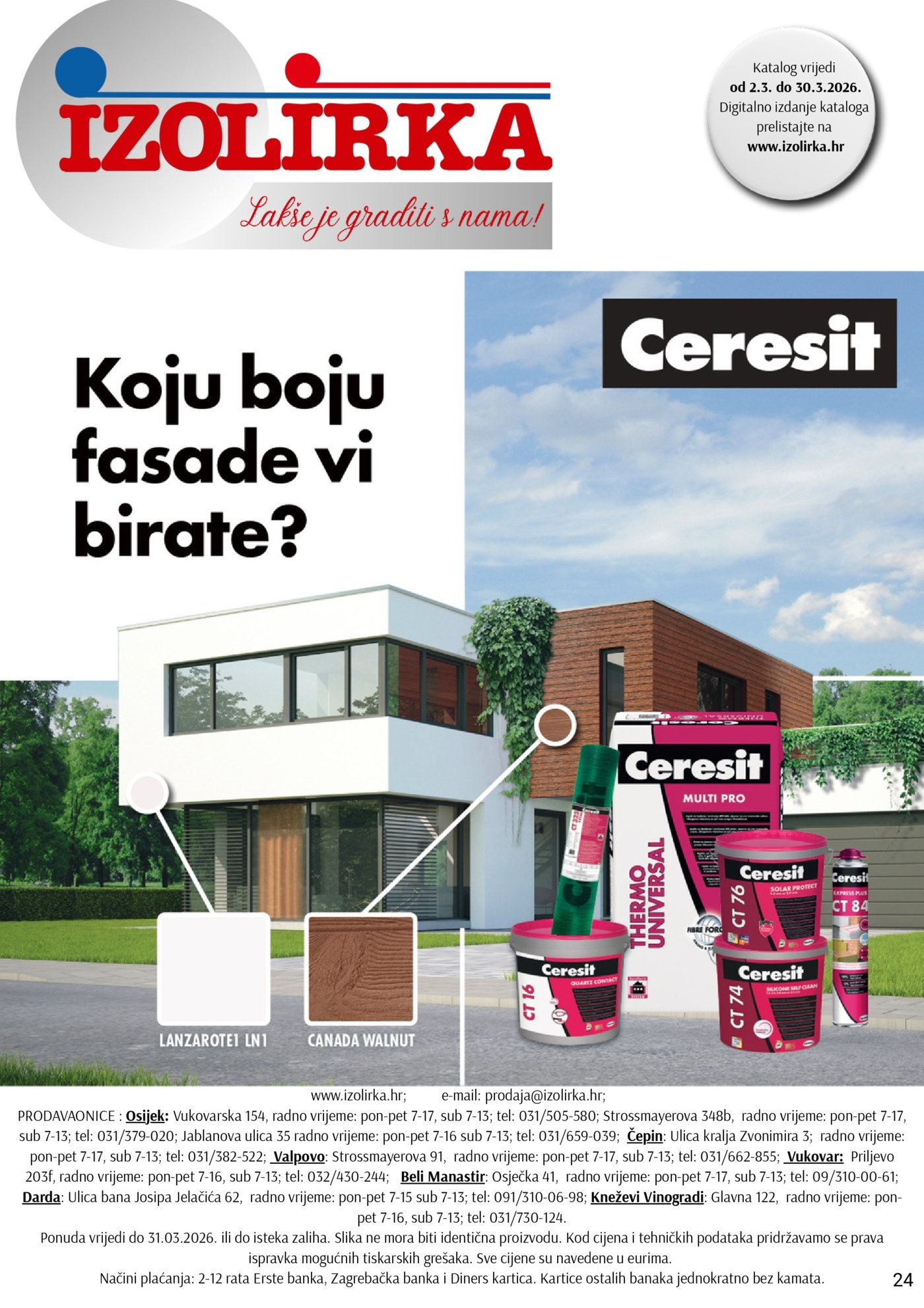 Izolirka katalog Lakše je graditi s nama 02.03.-30.03.2026.