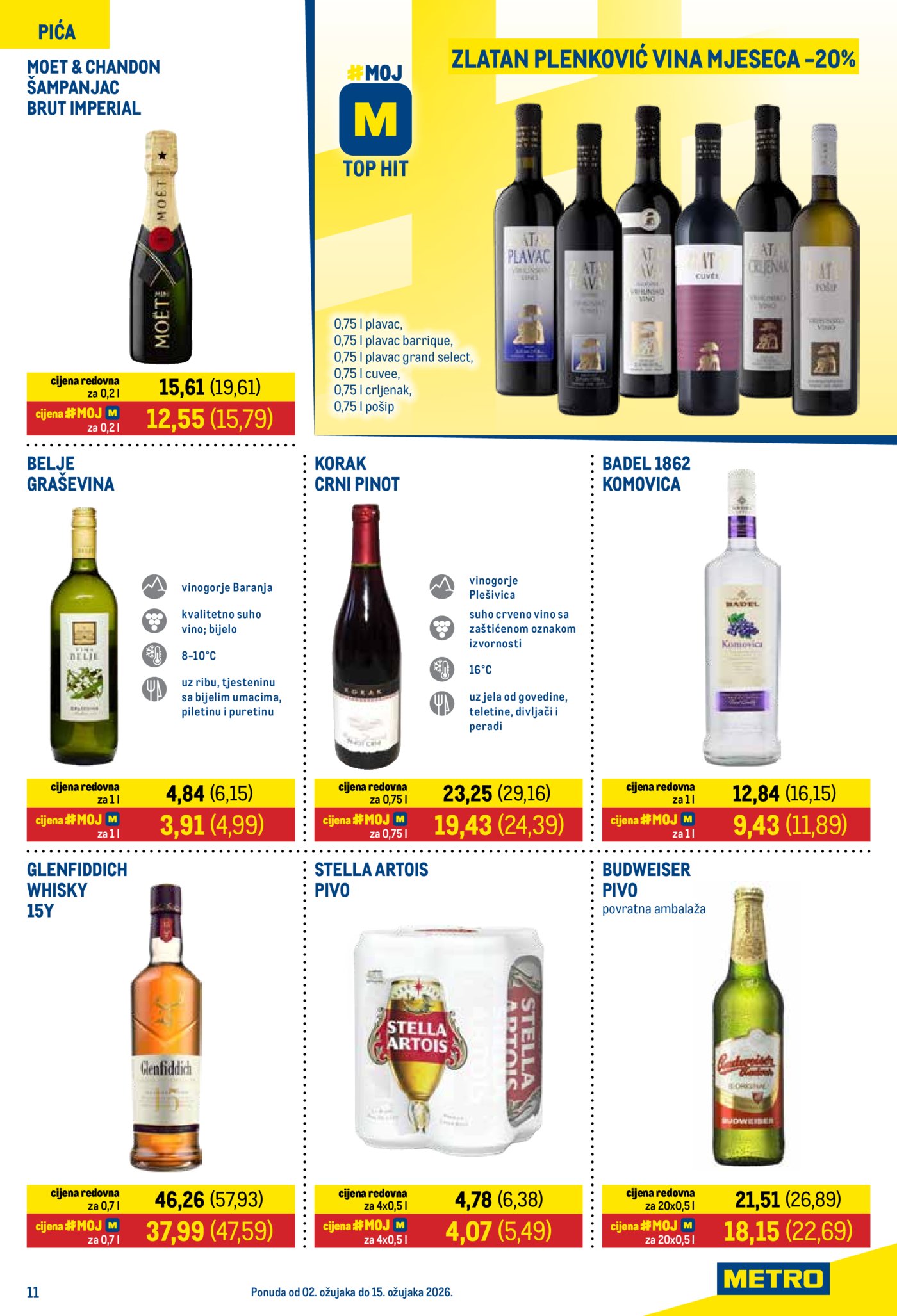 Metro katalog Prehrana i neprehrana 02.03. - 15.03.2026.