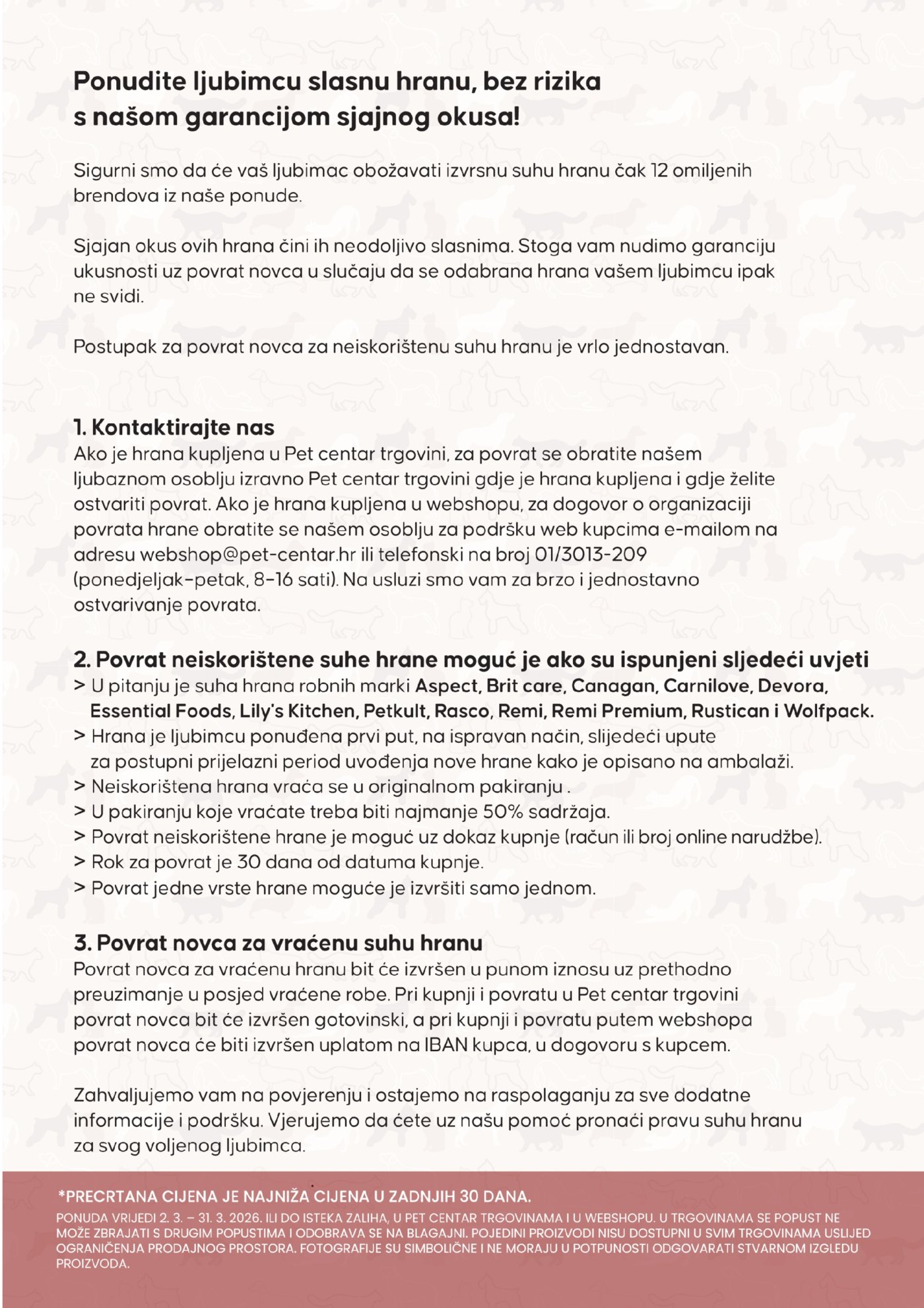 Pet Centar katalog Akcija Ožujak 02.03.-31.03.2026.