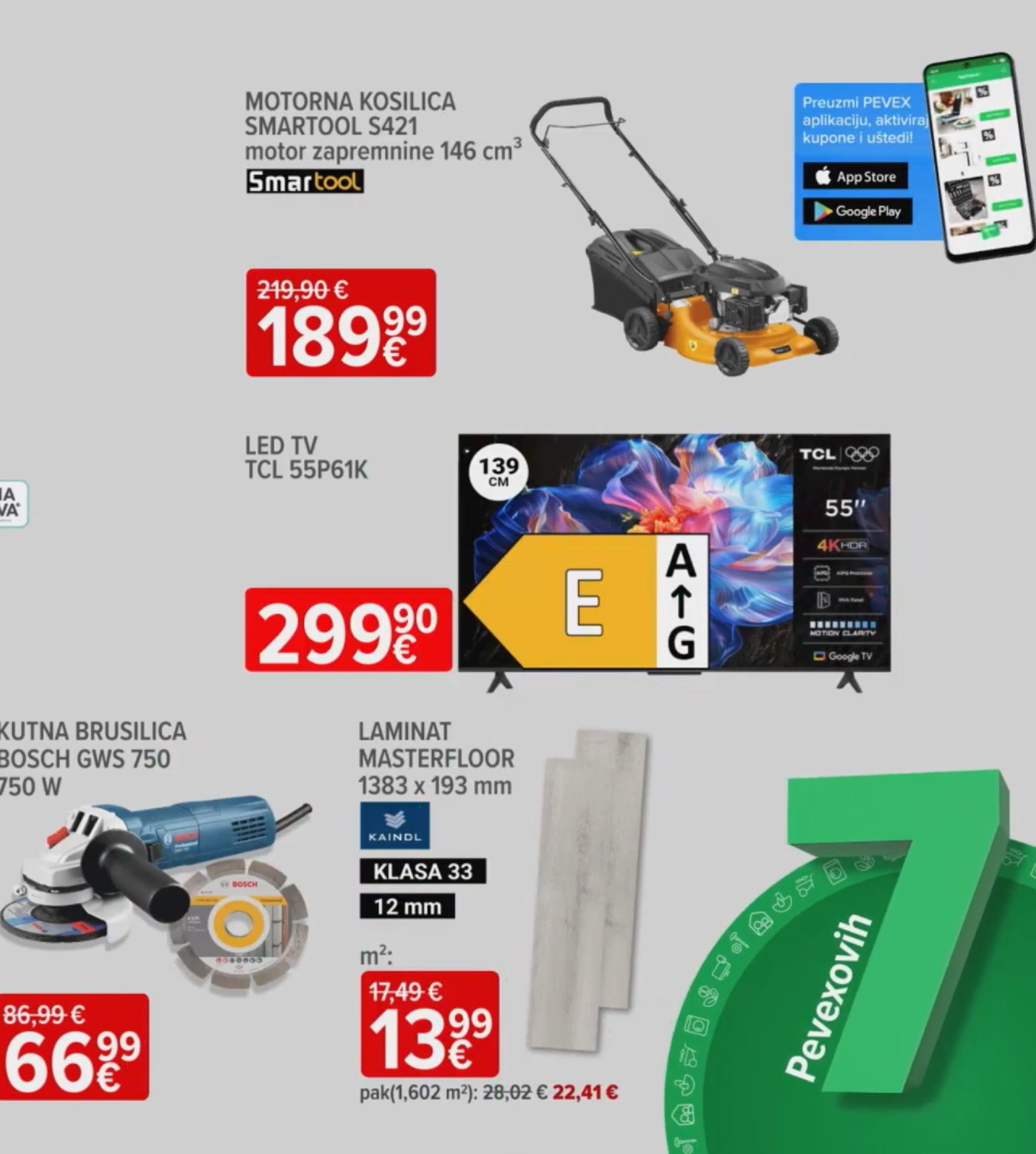 Pevex katalog Pevexovih 7 02.03.-08.03.2026.