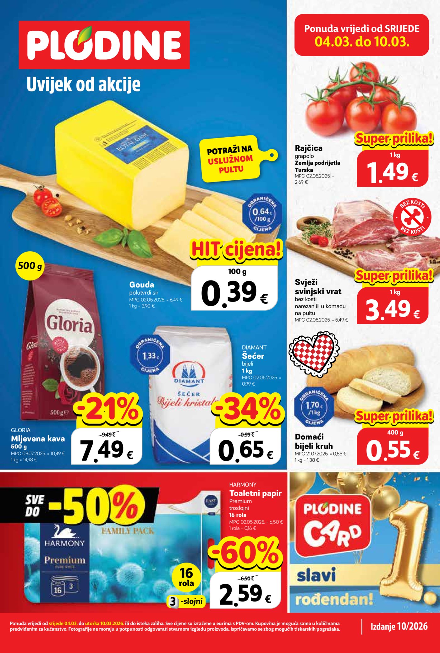 Plodine katalog Akcija 04.03. - 10.03.2026.