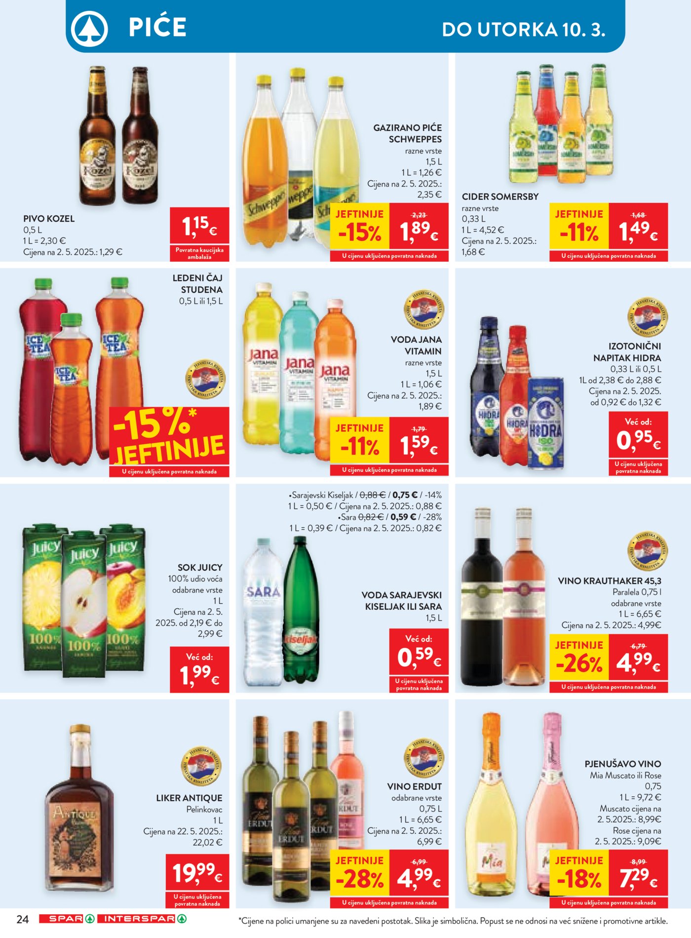 SPAR INTERSPAR katalog Akcija 04.03. - 10.03.2026.