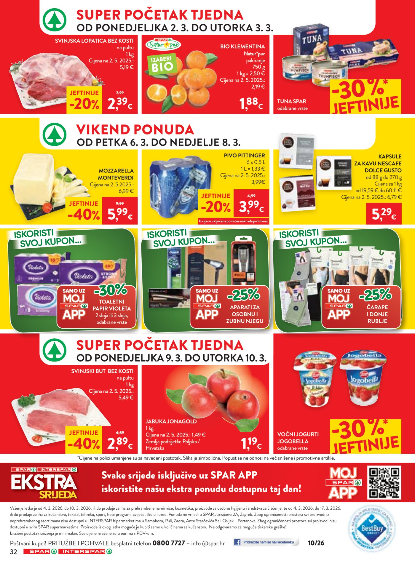SPAR INTERSPAR katalog Akcija 04.03. - 10.03.2026.