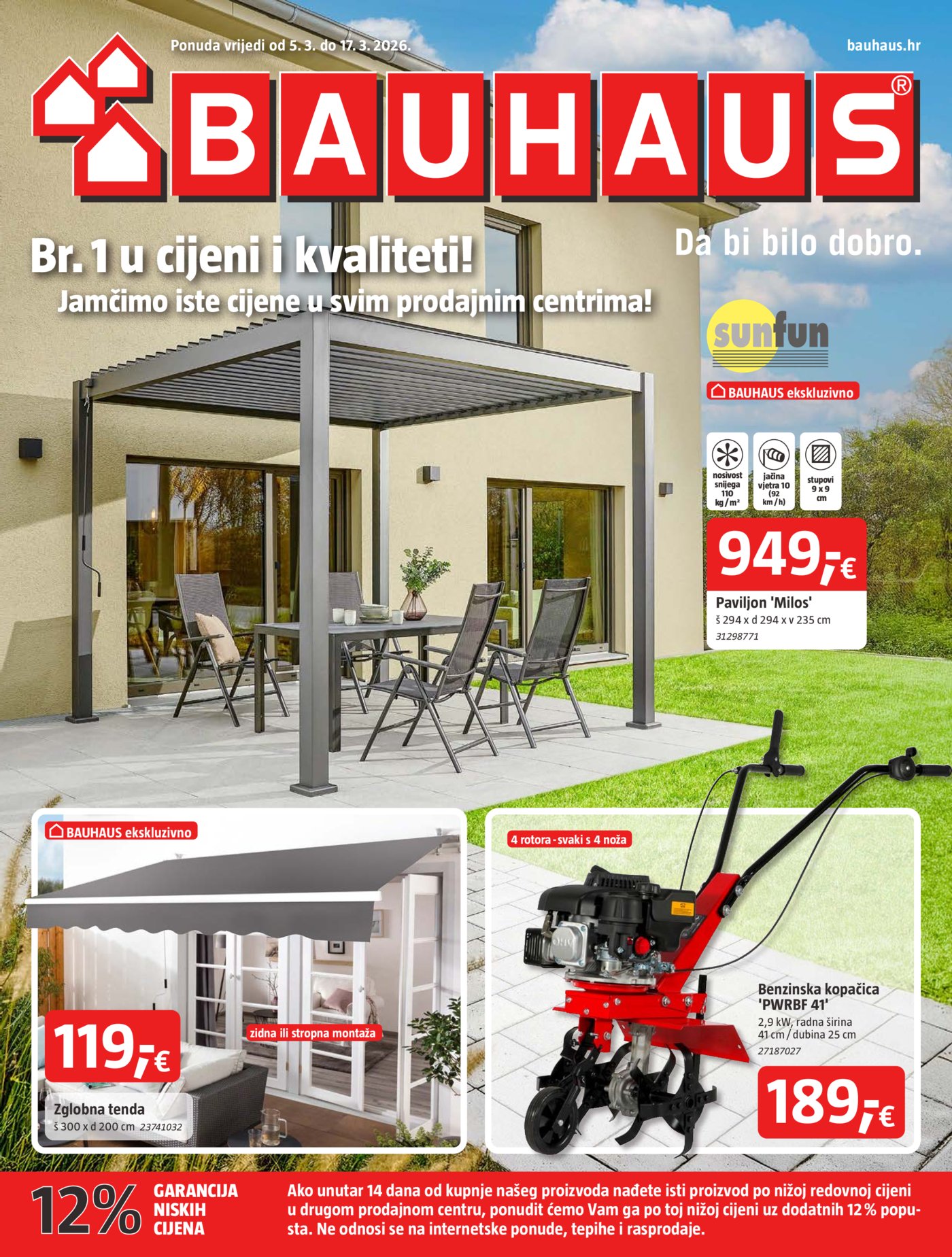 Bauhaus katalog Akcija 05.03. - 17.03.2026.