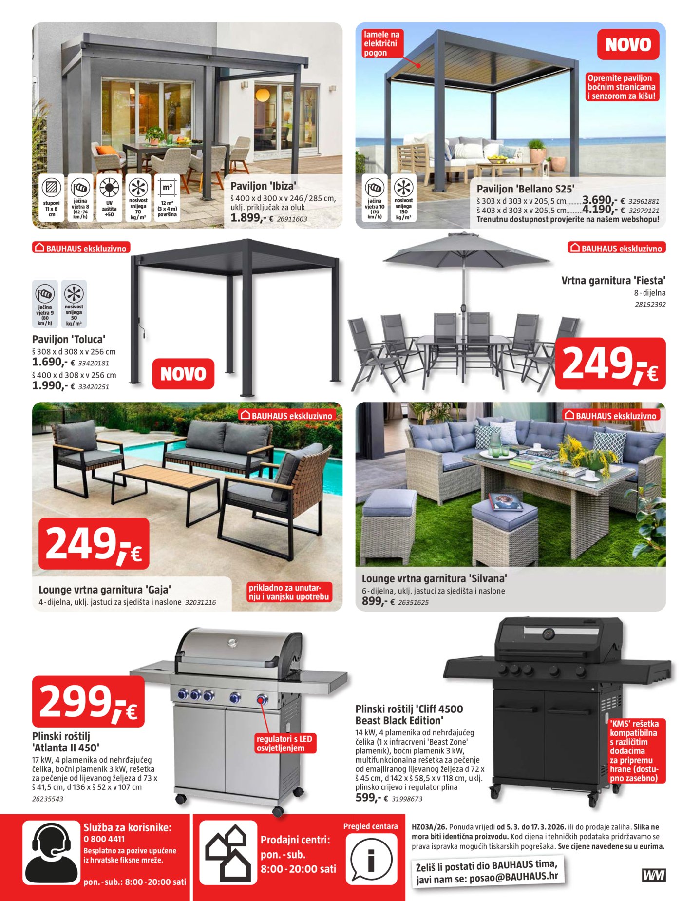 Bauhaus katalog Akcija 05.03. - 17.03.2026.