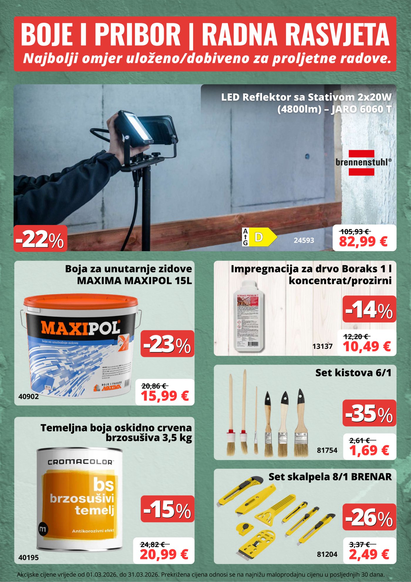 EL-TE Trgovina Katalog Ožujak 01.03.-31.03.2026.