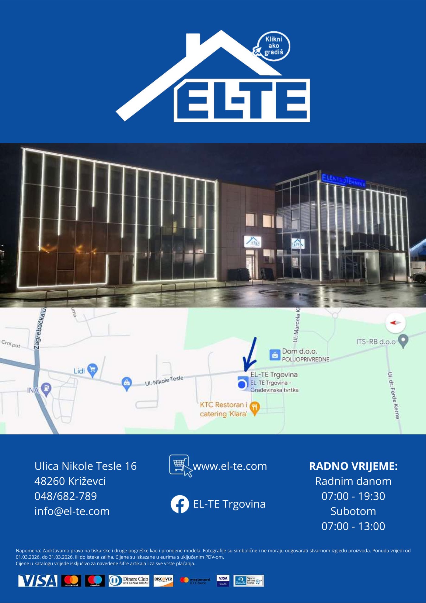 EL-TE Trgovina Katalog Ožujak 01.03.-31.03.2026.