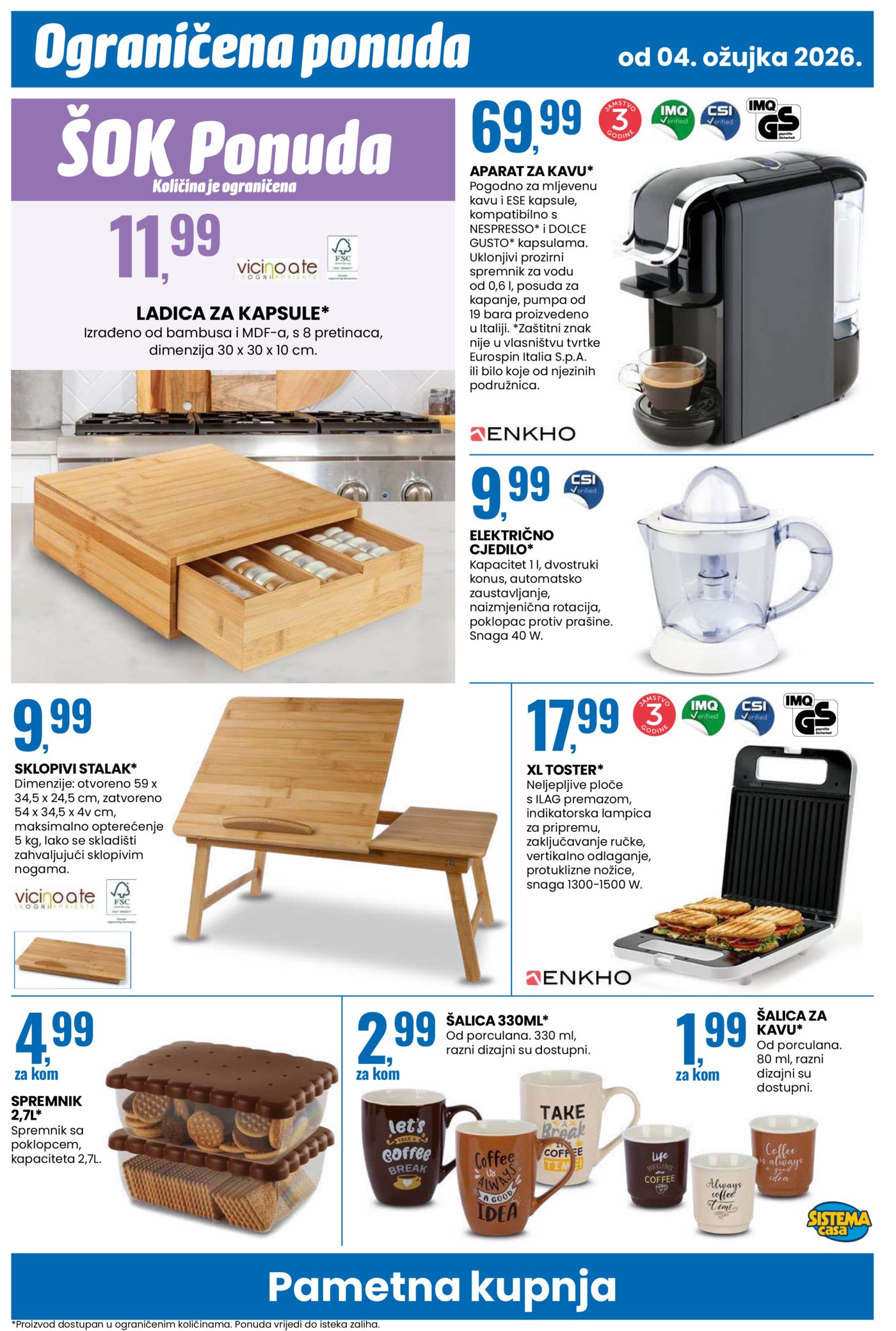 Eurospin katalog Akcija 11.03.-17.03.2026.