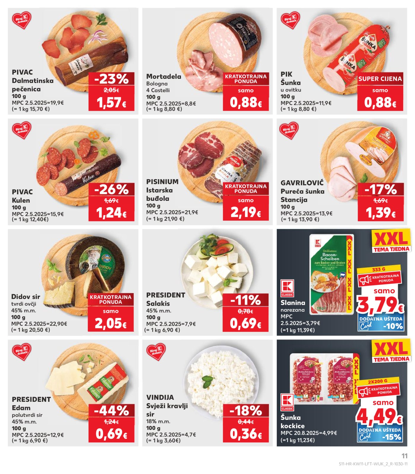 Kaufland katalog Akcija 11.03.-17.03.2026. Odabrane poslovnice