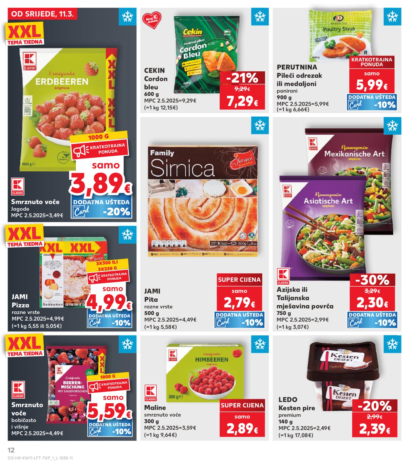 Kaufland katalog Akcija 11.03.-17.03.2026. Odabrane poslovnice