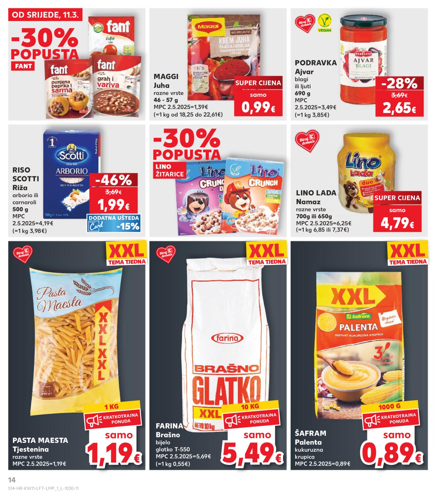 Kaufland katalog Akcija 11.03.-17.03.2026. Odabrane poslovnice