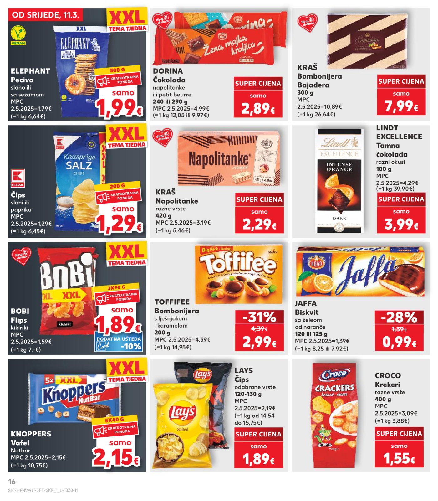 Kaufland katalog Akcija 11.03.-17.03.2026. Odabrane poslovnice