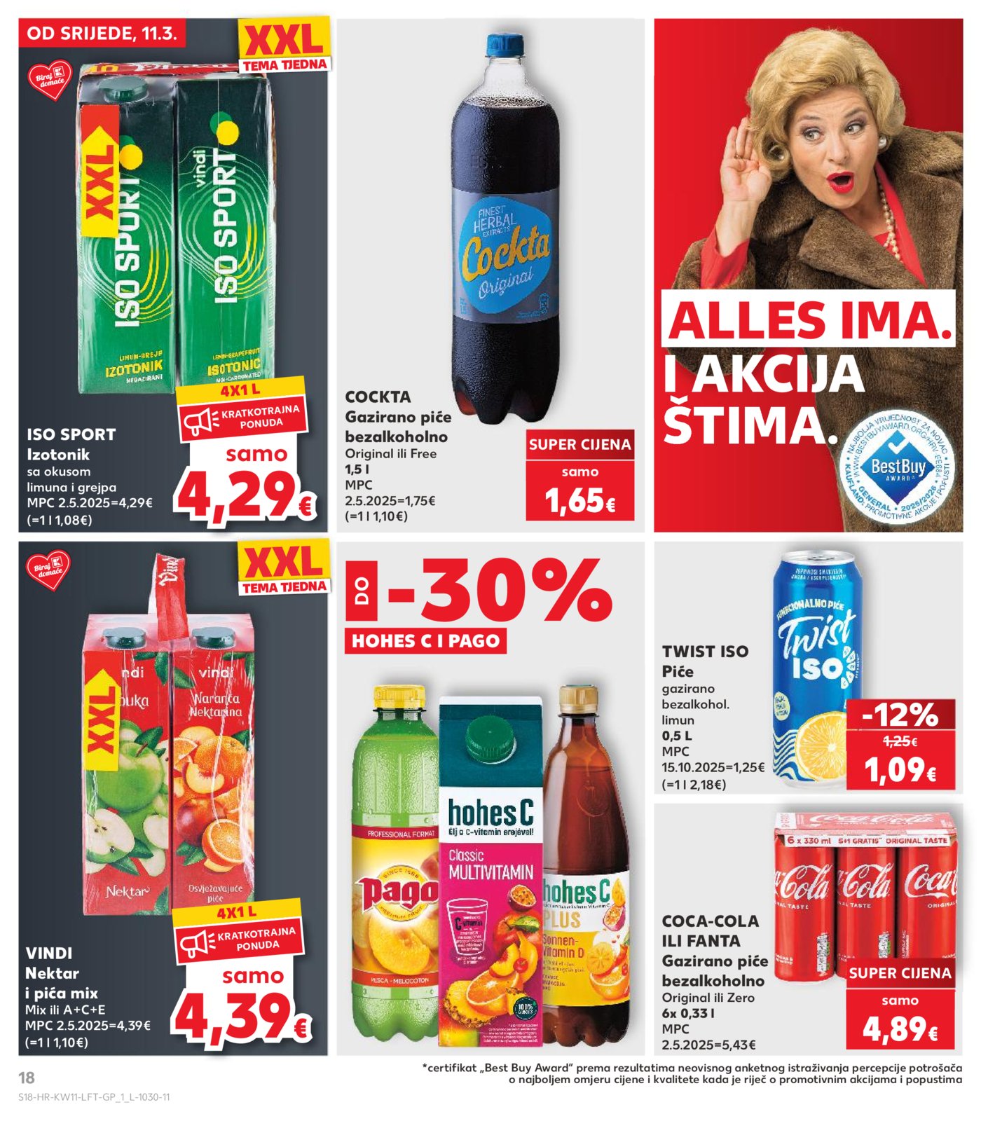 Kaufland katalog Akcija 11.03.-17.03.2026. Odabrane poslovnice