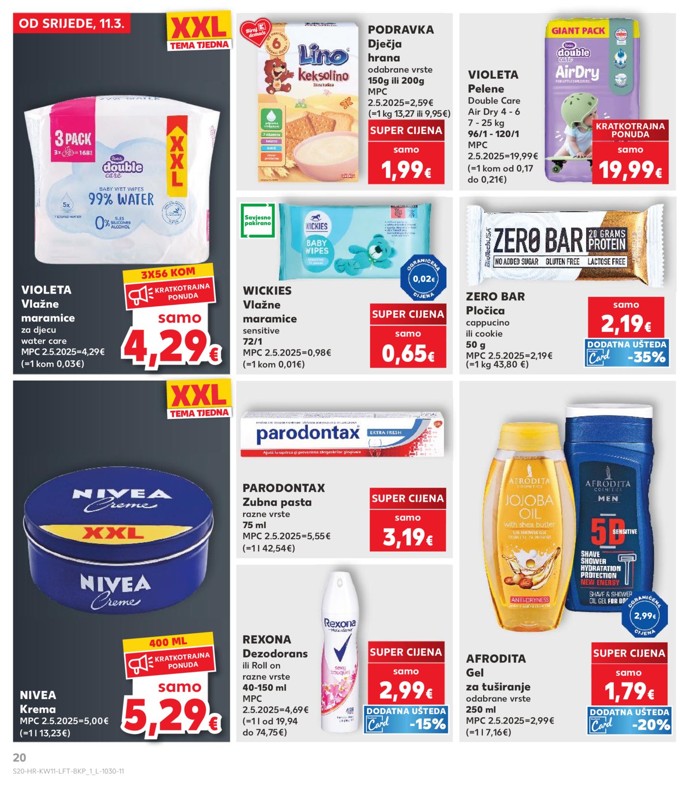 Kaufland katalog Akcija 11.03.-17.03.2026. Odabrane poslovnice
