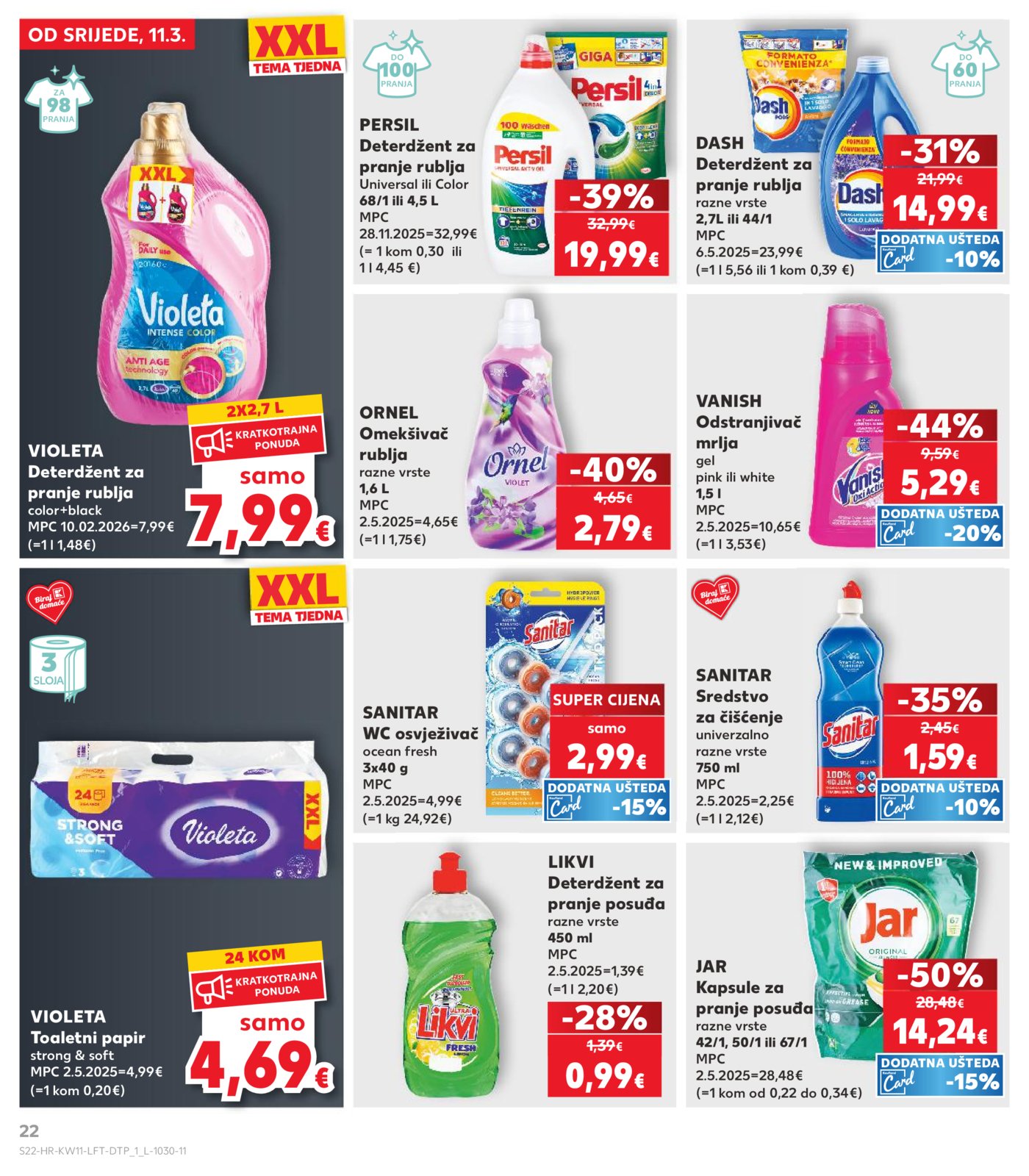 Kaufland katalog Akcija 11.03.-17.03.2026. Odabrane poslovnice