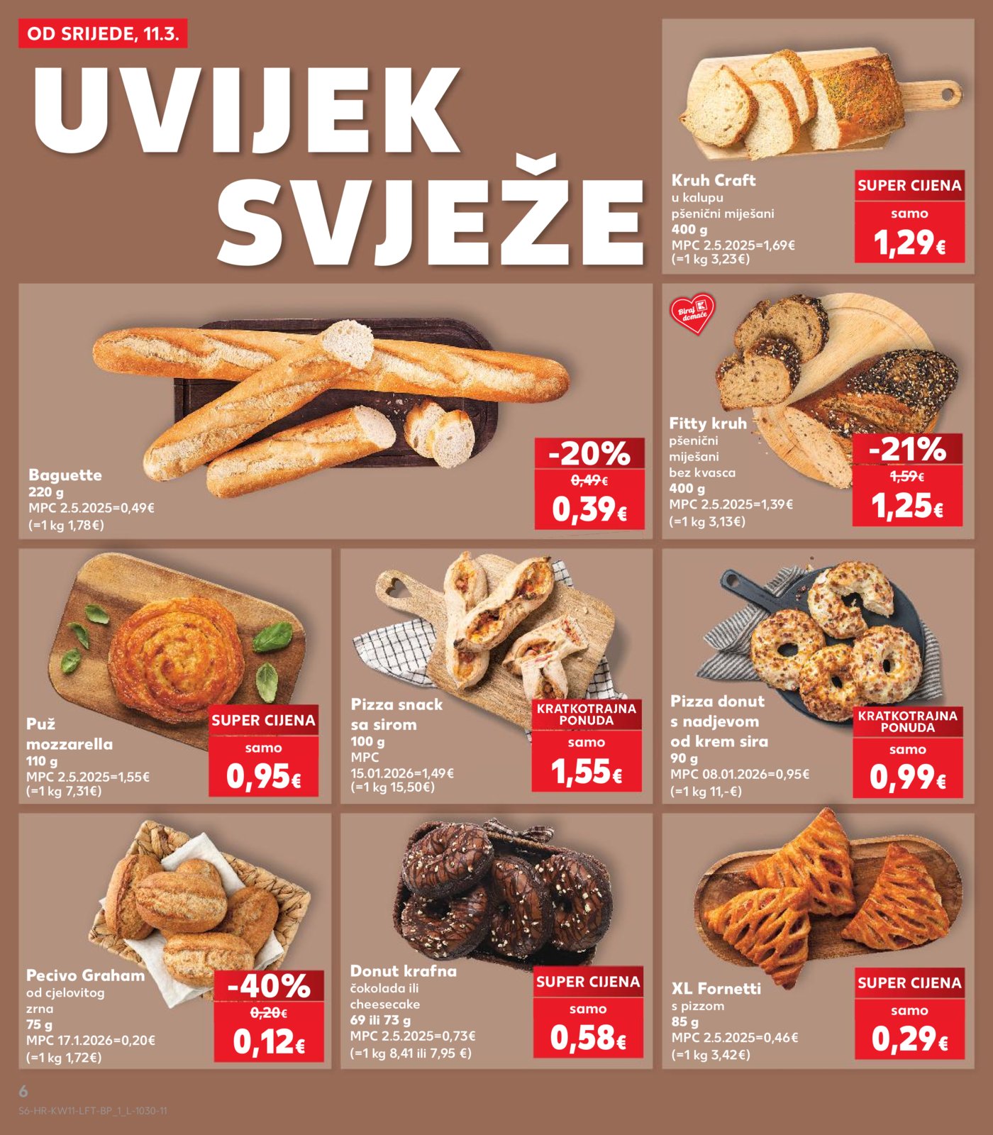 Kaufland katalog Akcija 11.03.-17.03.2026. Odabrane poslovnice