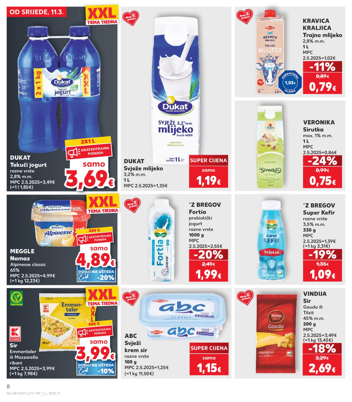 Kaufland katalog Akcija 11.03.-17.03.2026. Odabrane poslovnice