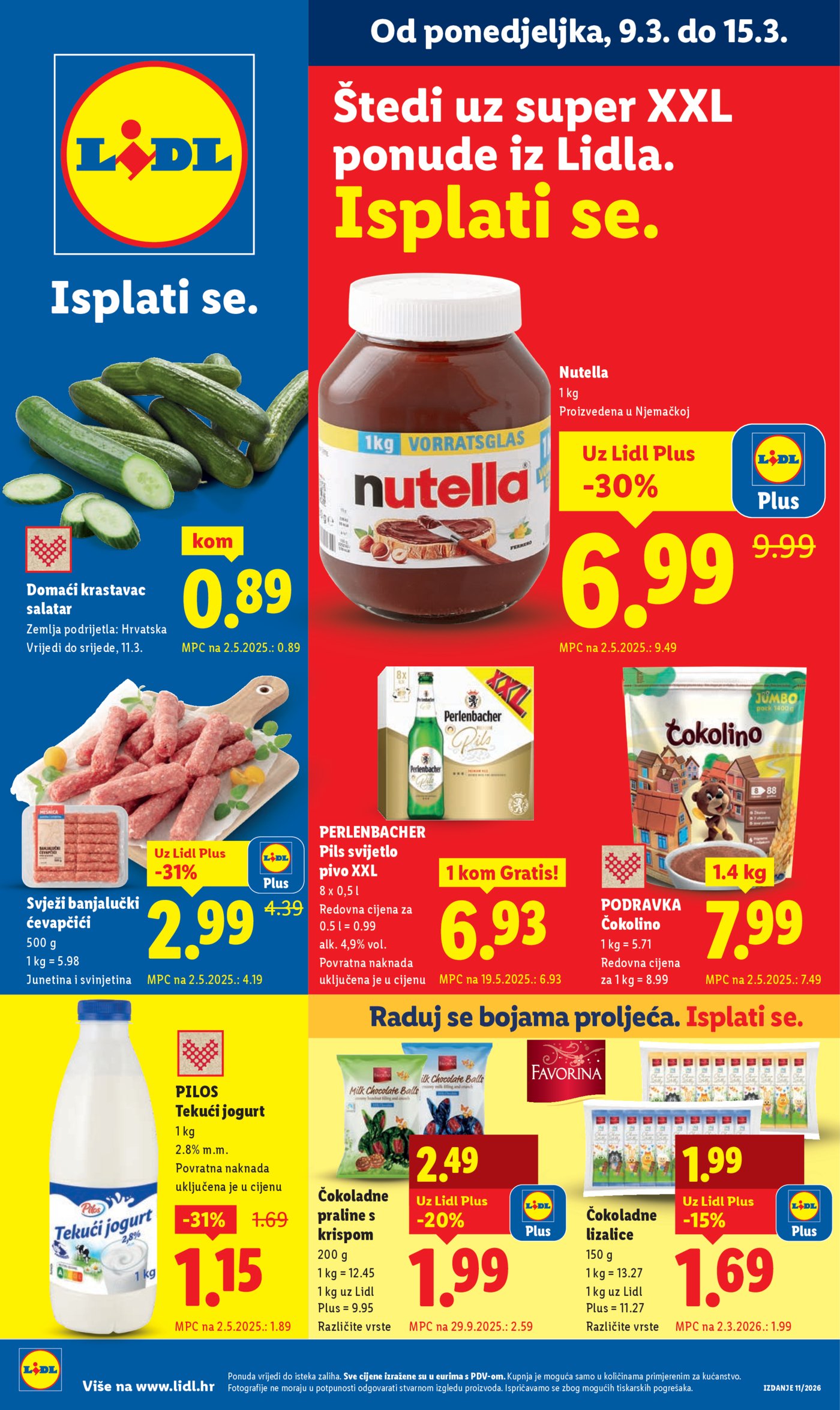 Lidl katalog Super ponuda od ponedjeljka 09.03. - 15.03.2026.