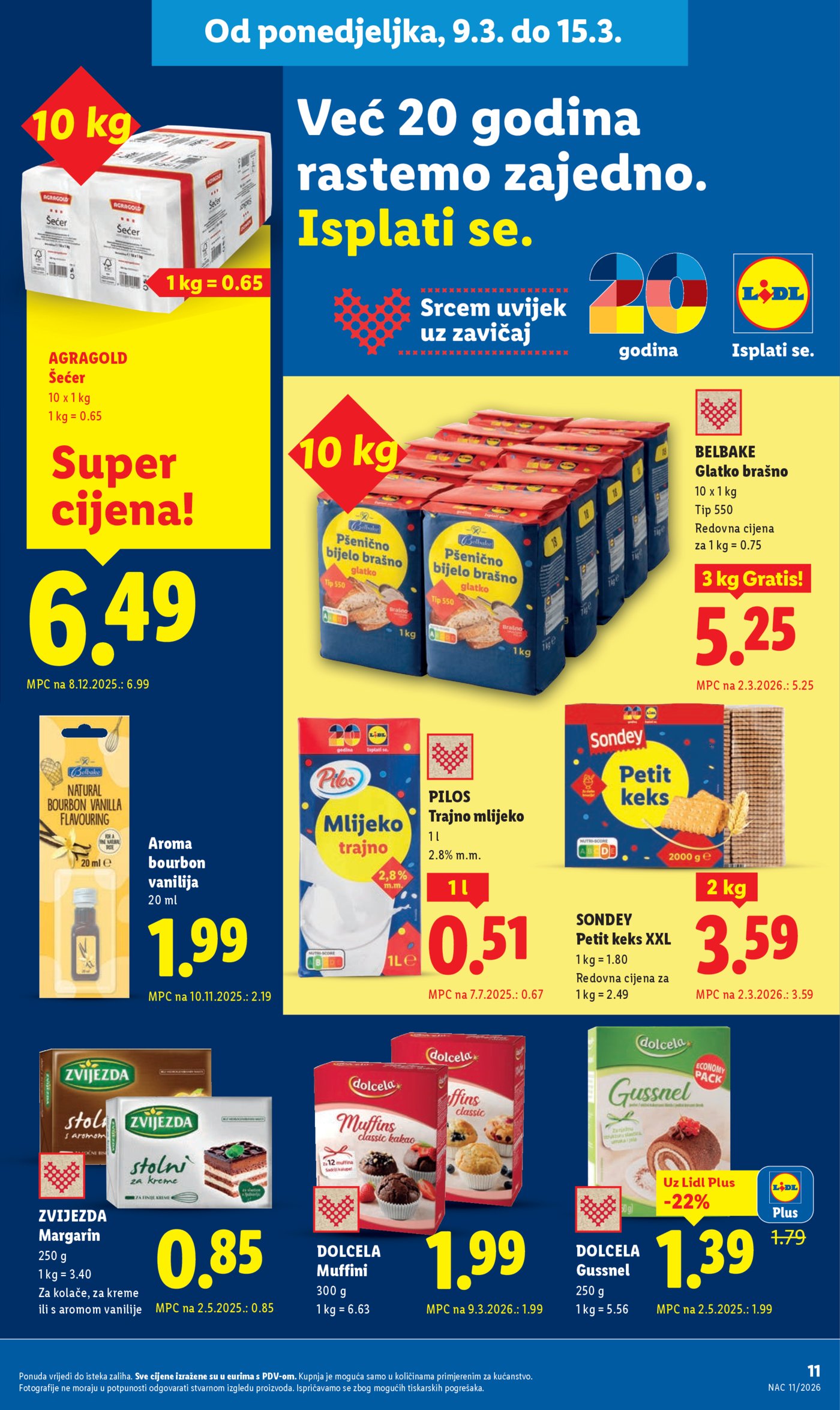 Lidl katalog Super ponuda od ponedjeljka 09.03. - 15.03.2026.