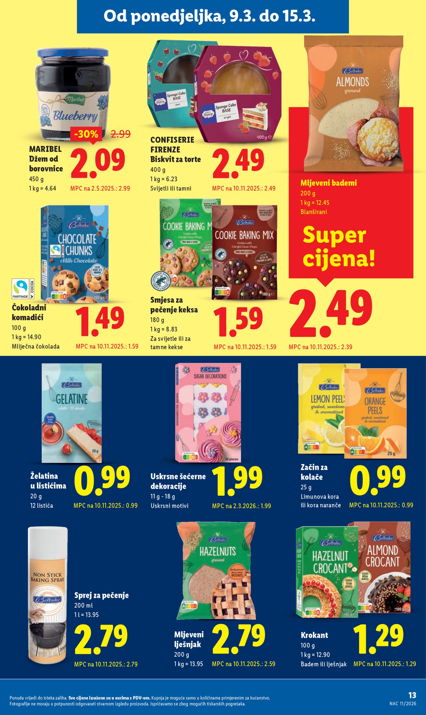 Lidl katalog Super ponuda od ponedjeljka 09.03. - 15.03.2026.