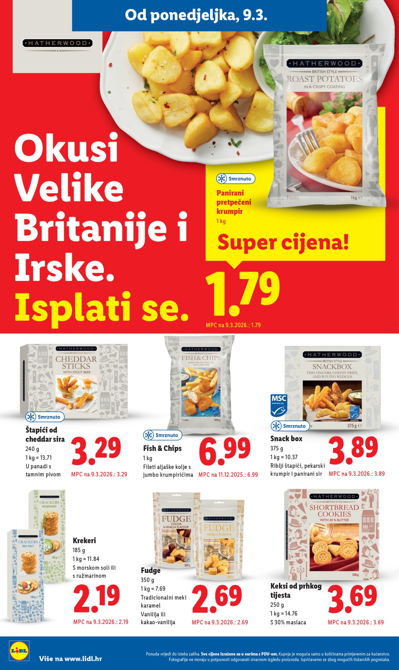 Lidl katalog Super ponuda od ponedjeljka 09.03. - 15.03.2026.
