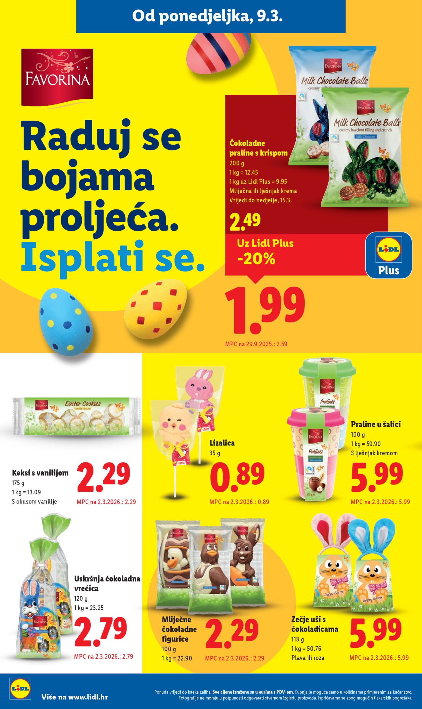 Lidl katalog Super ponuda od ponedjeljka 09.03. - 15.03.2026.