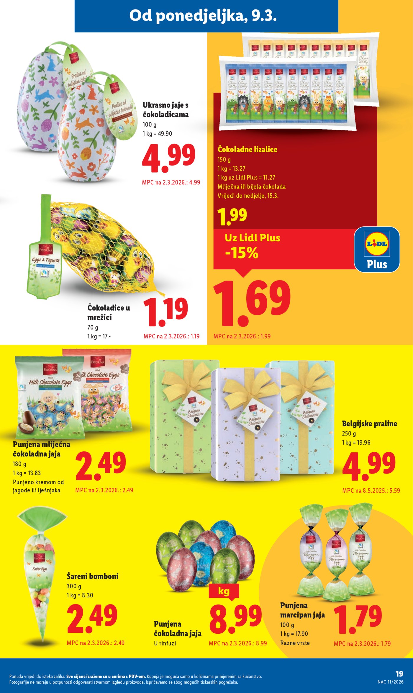 Lidl katalog Super ponuda od ponedjeljka 09.03. - 15.03.2026.