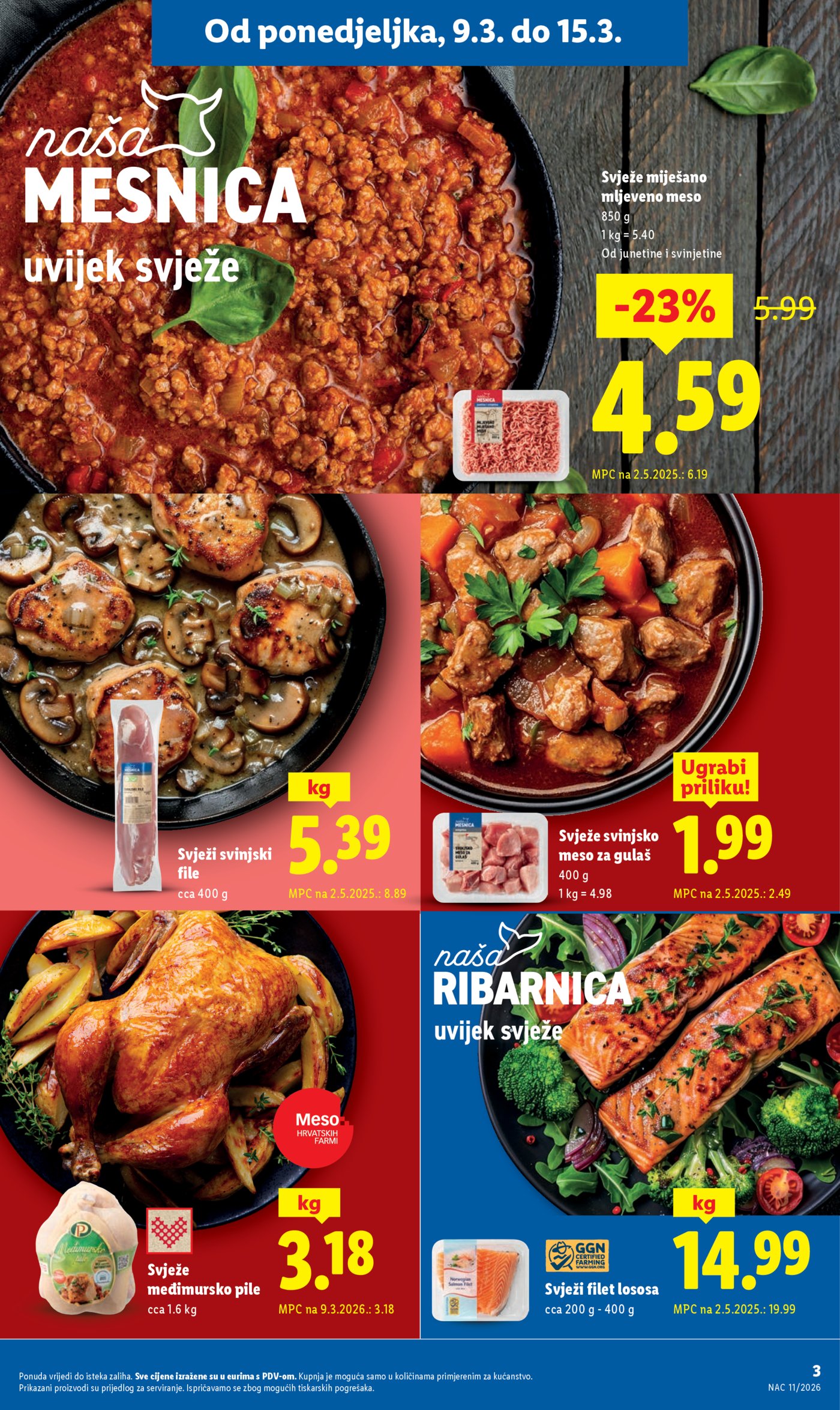 Lidl katalog Super ponuda od ponedjeljka 09.03. - 15.03.2026.