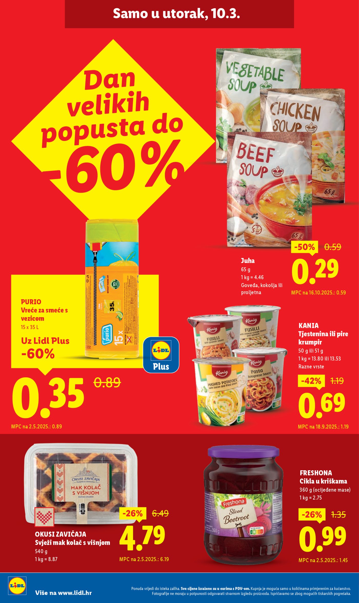 Lidl katalog Super ponuda od ponedjeljka 09.03. - 15.03.2026.
