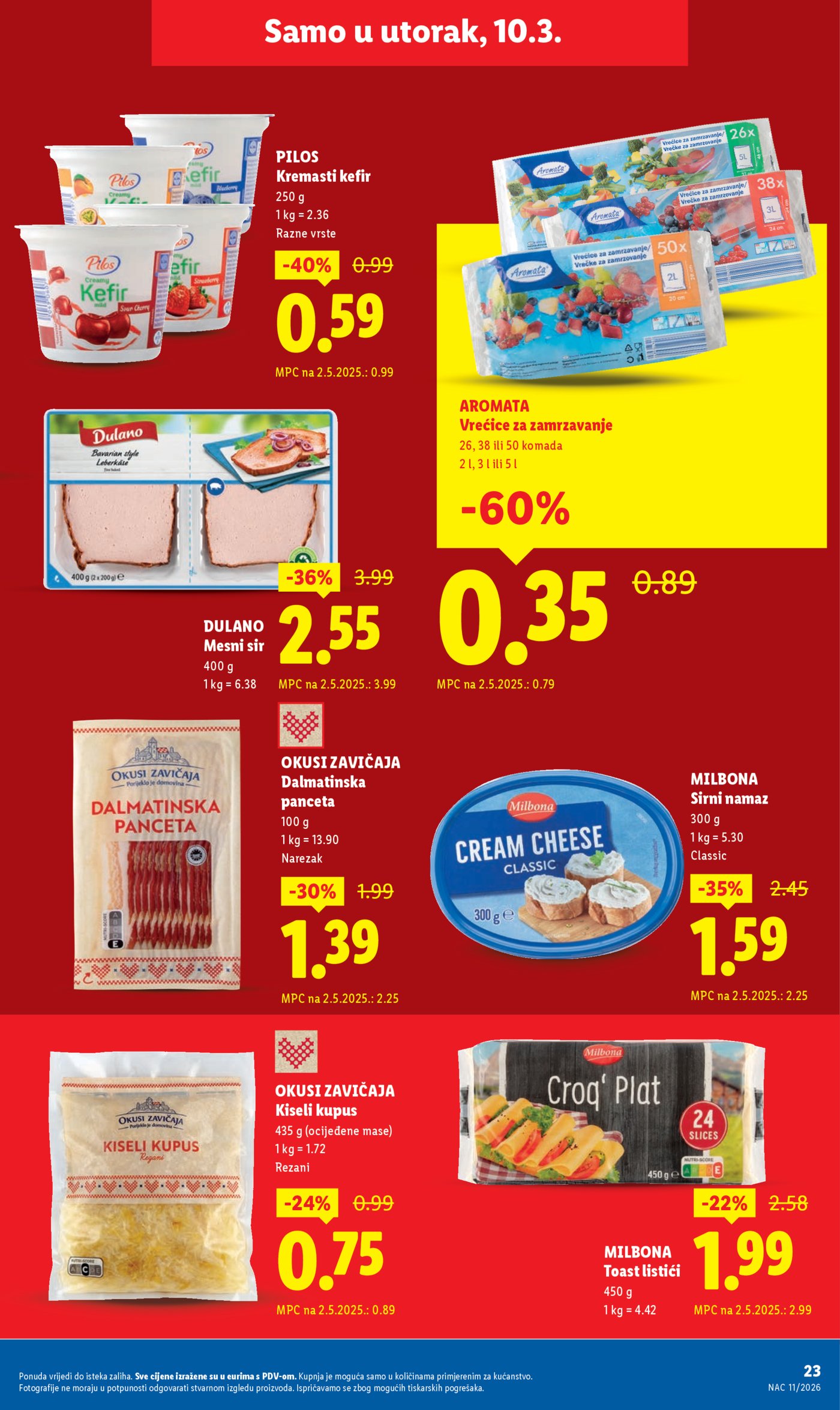 Lidl katalog Super ponuda od ponedjeljka 09.03. - 15.03.2026.